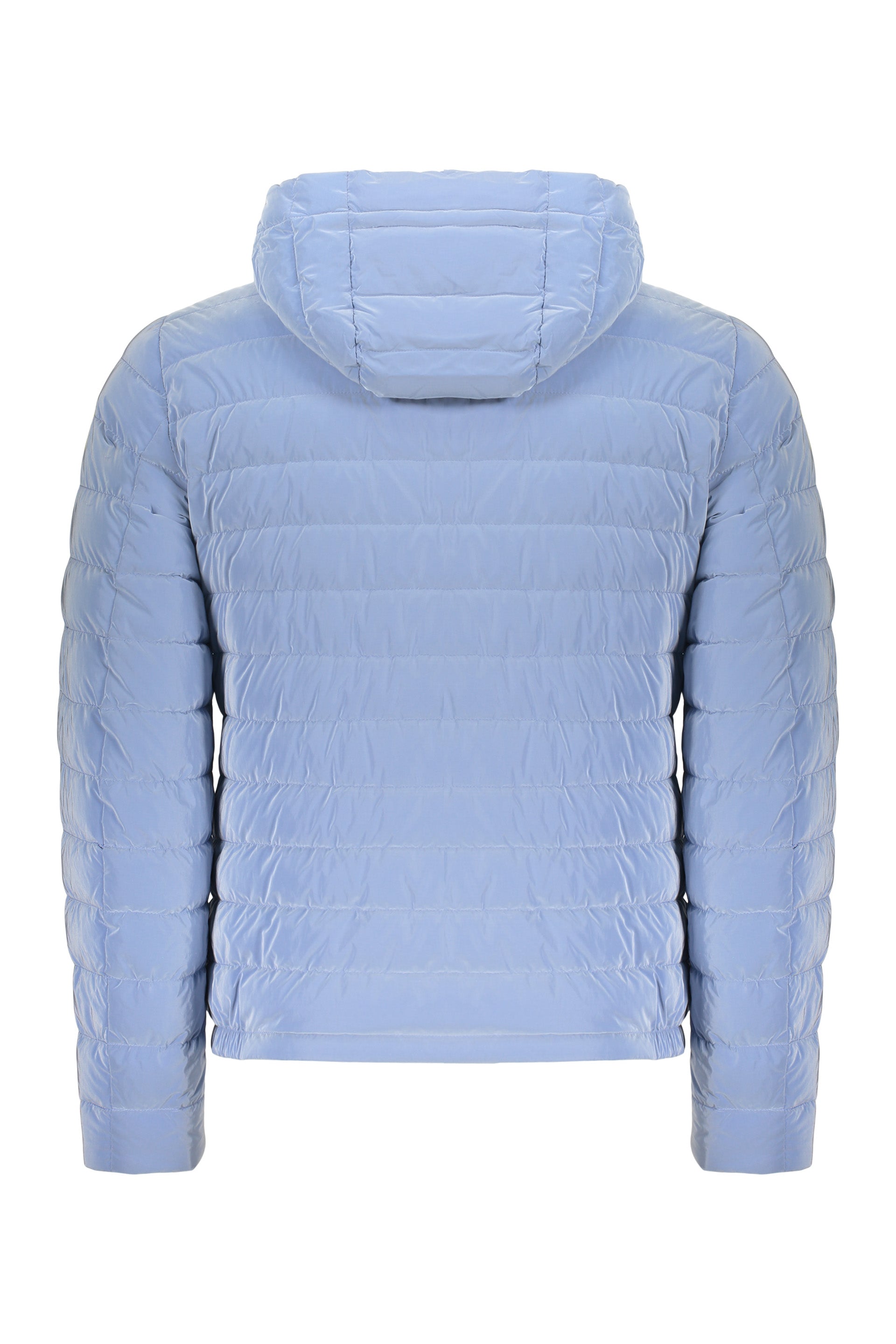 Lightweight down jacket with hood