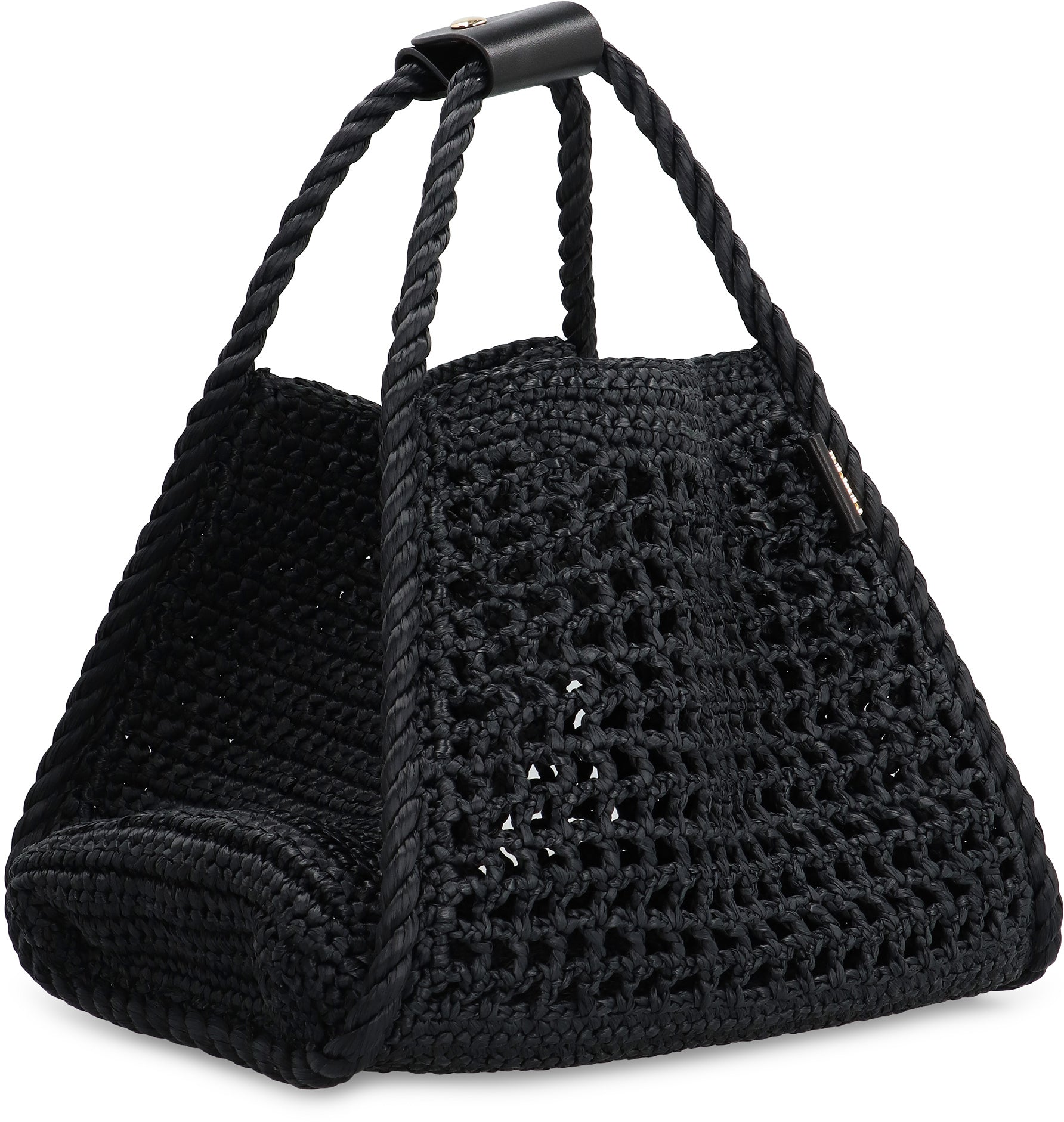 Marine Raffia handbag