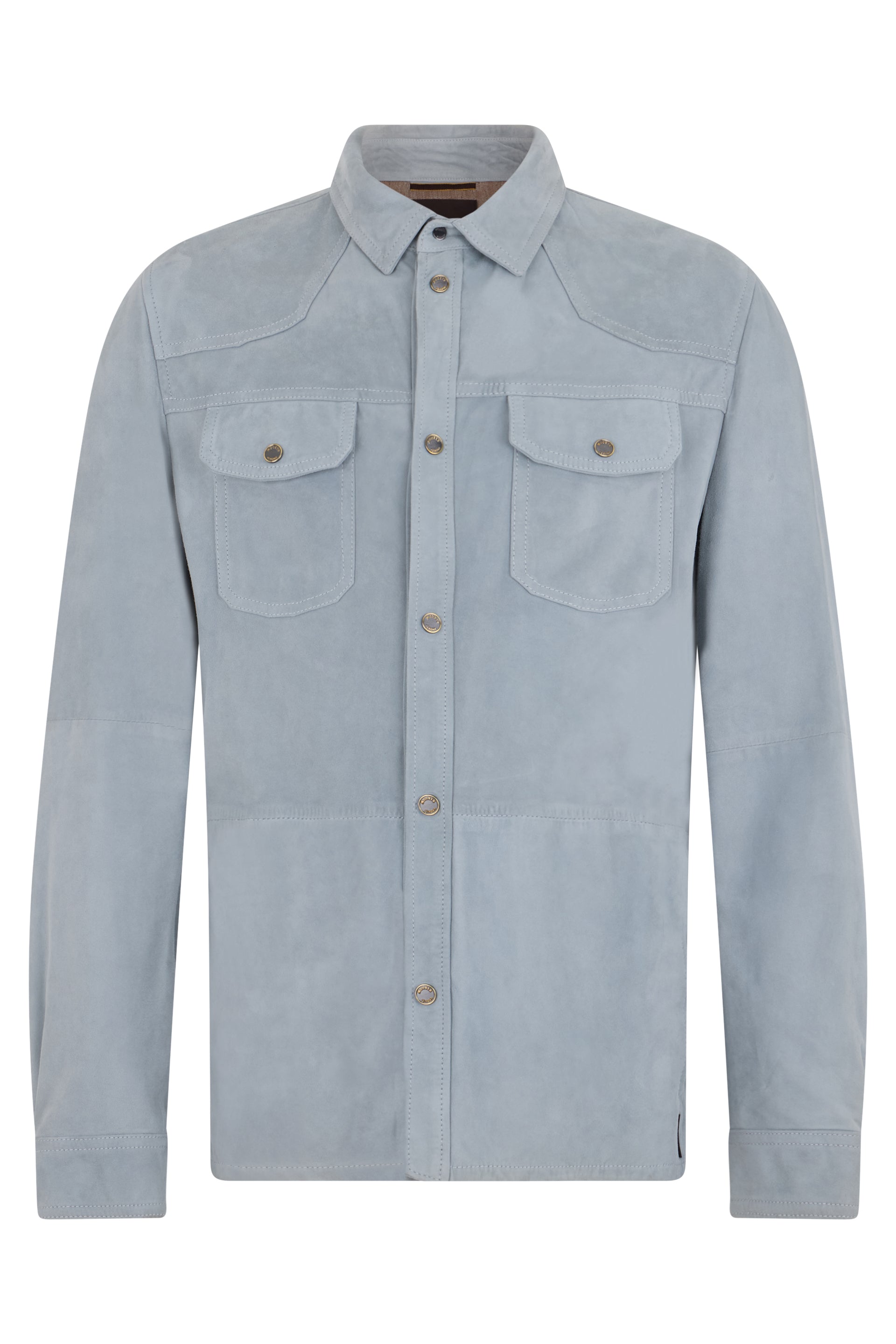 Leather shirt with versatile design