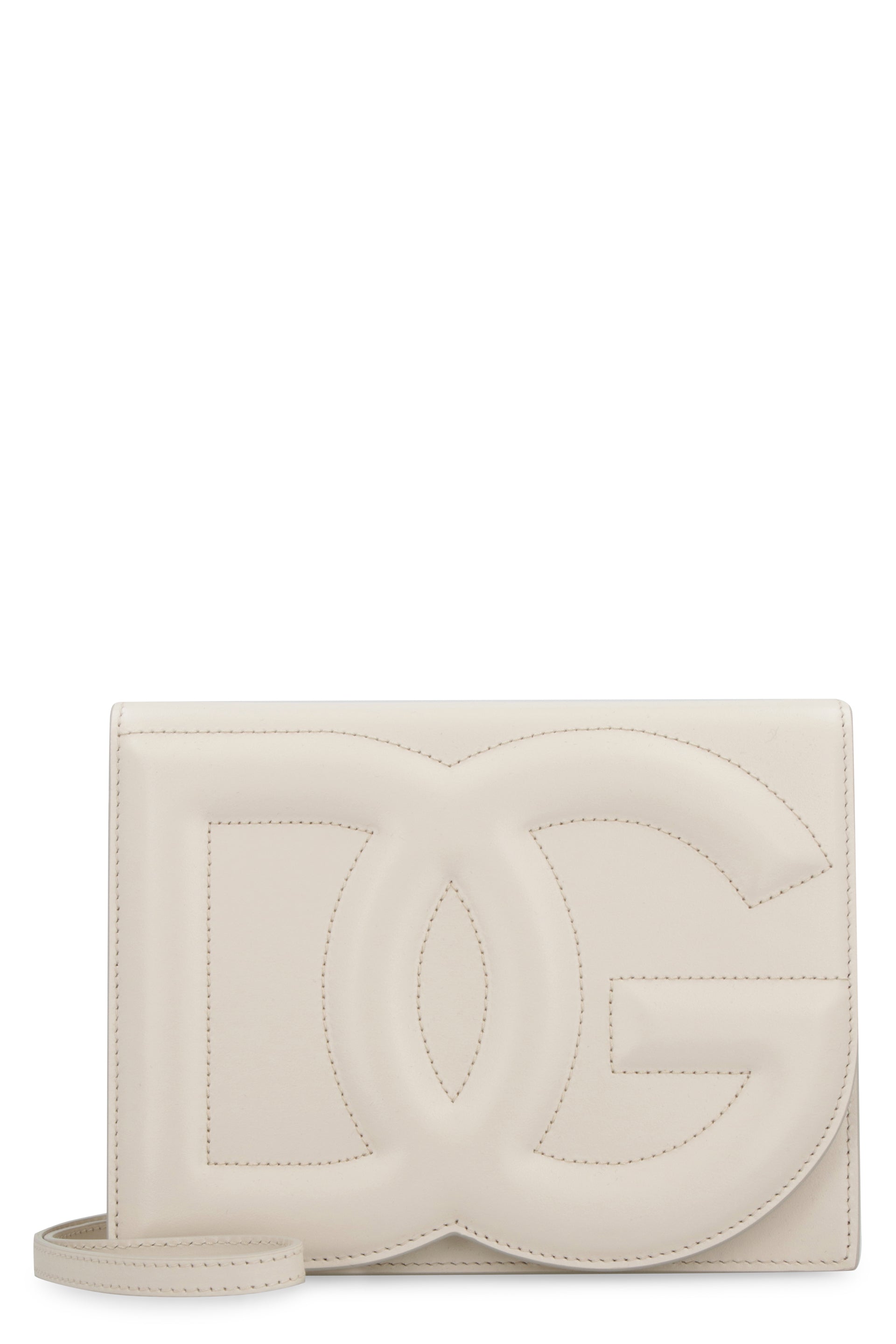 DG Logo leather crossbody bag