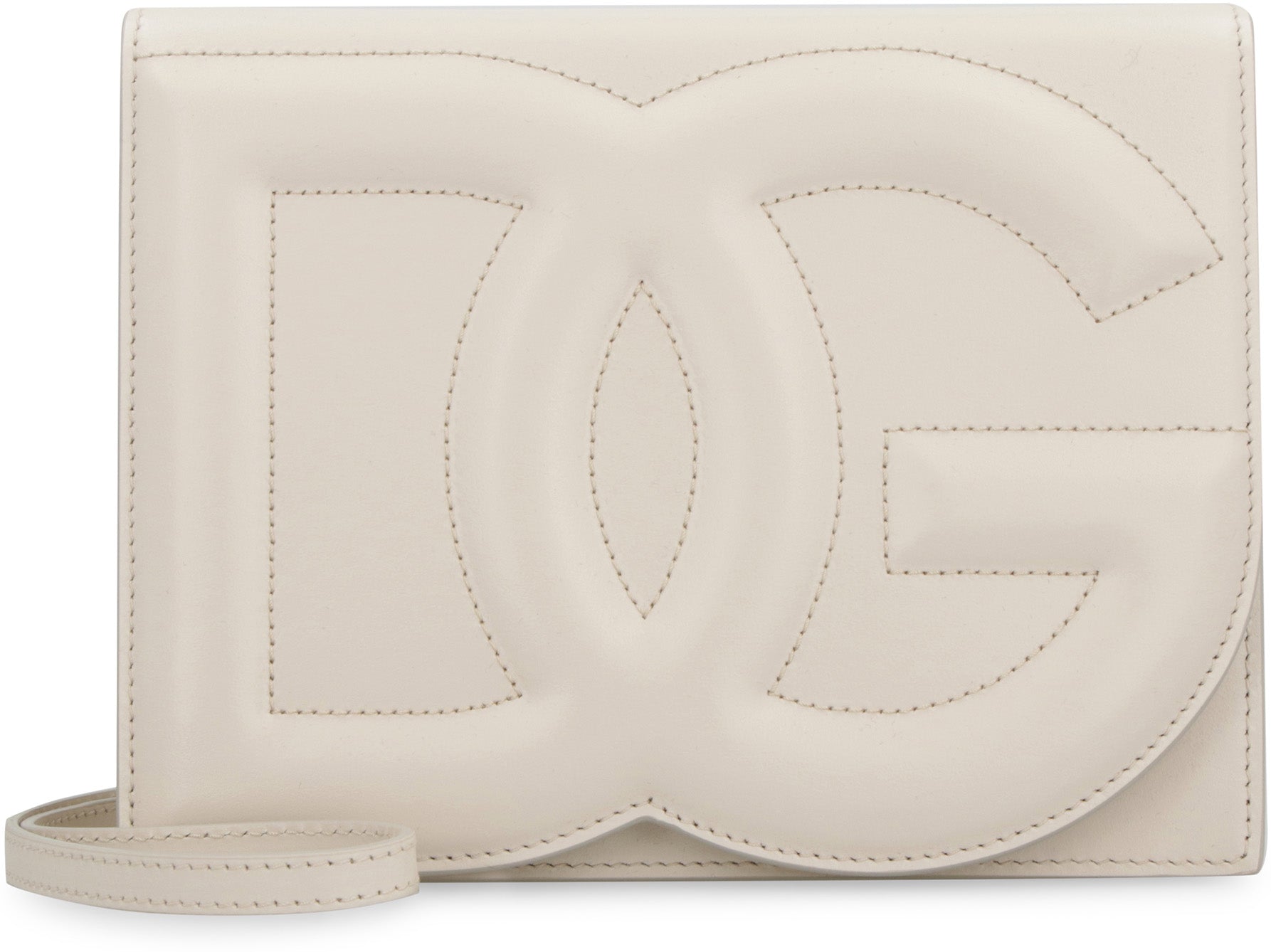 DG Logo leather crossbody bag