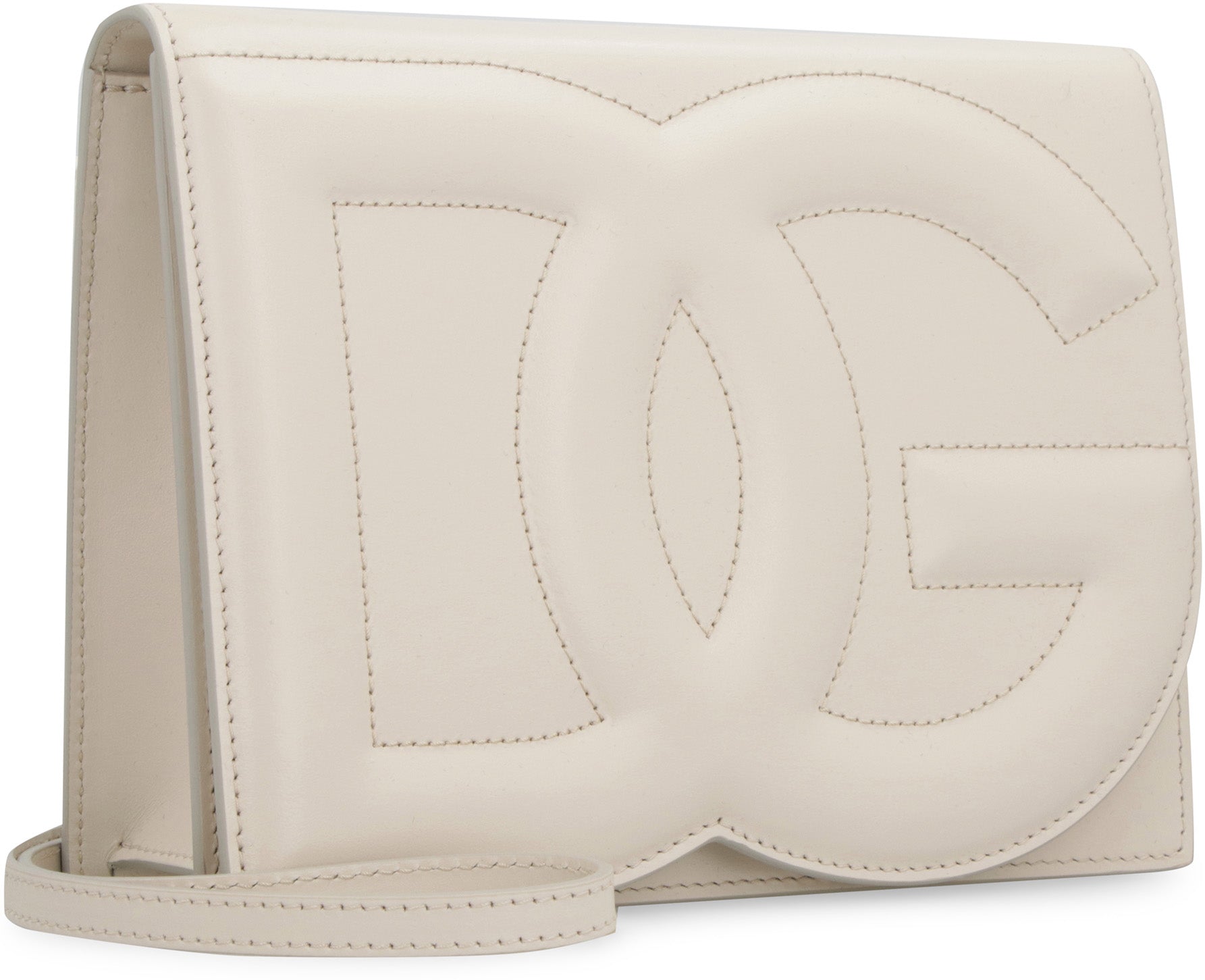 DG Logo leather crossbody bag