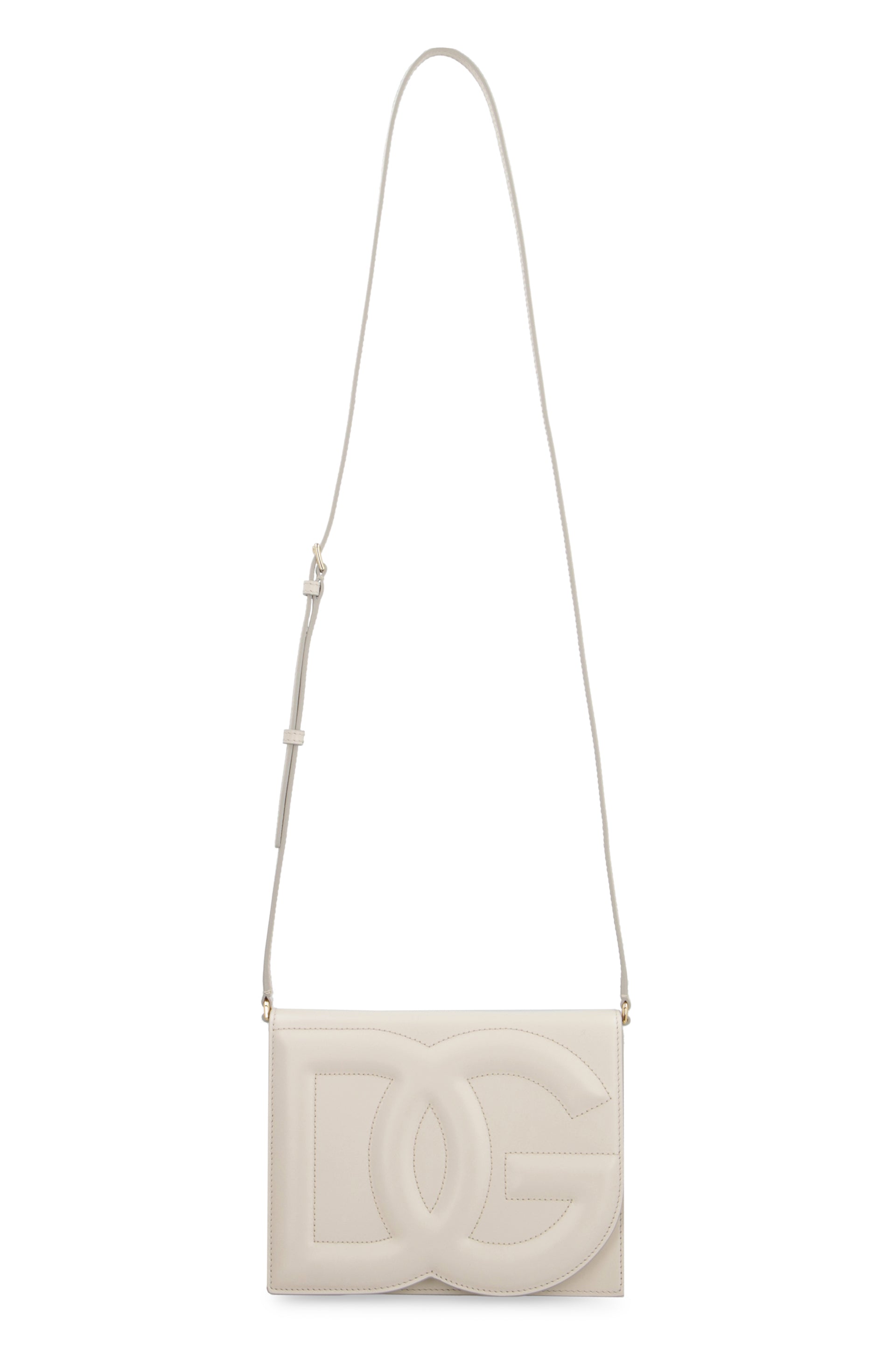 DG Logo leather crossbody bag