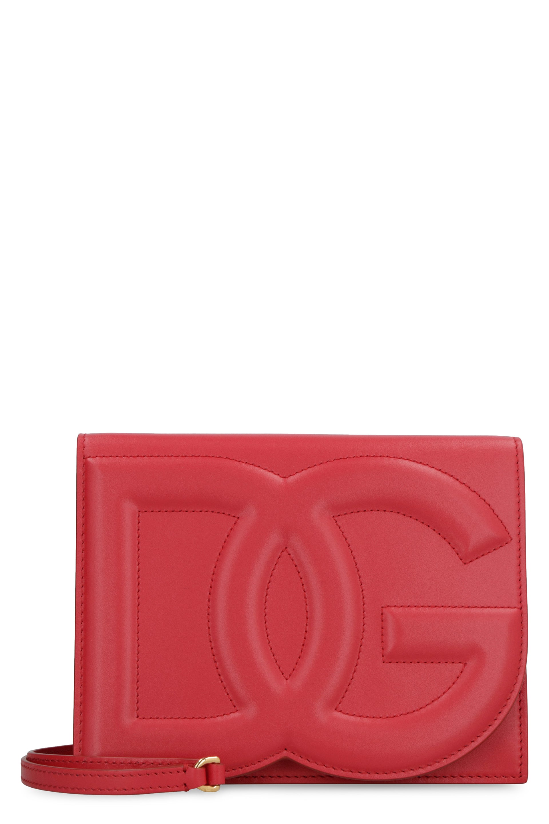 DG Logo leather crossbody bag