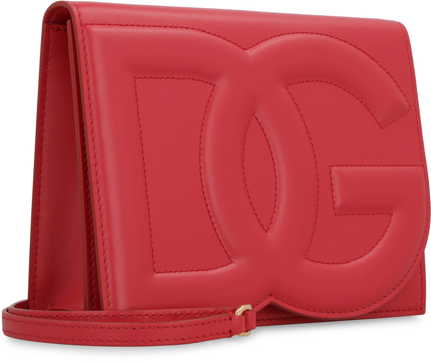 DG Logo leather crossbody bag