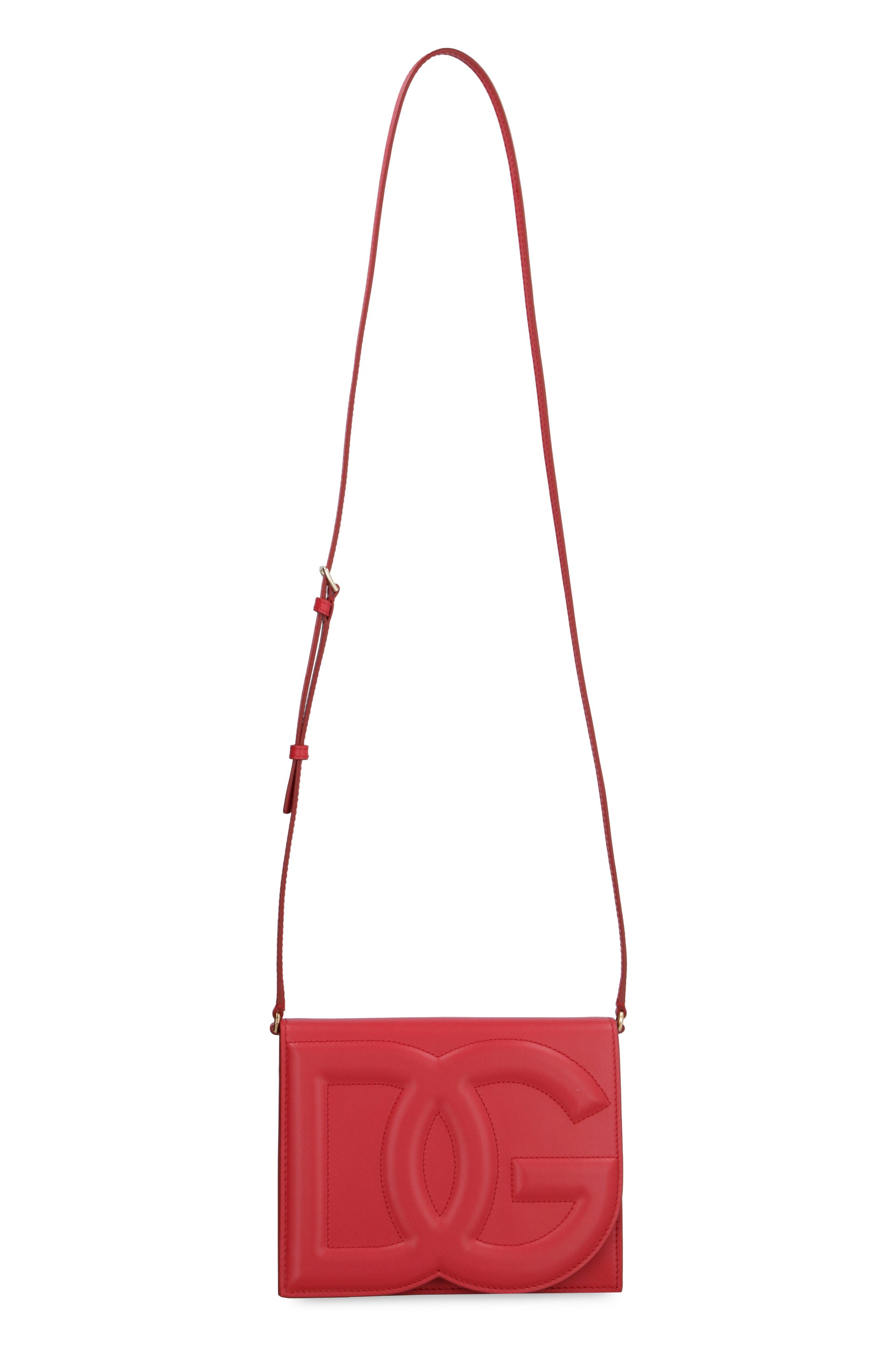 DG Logo leather crossbody bag