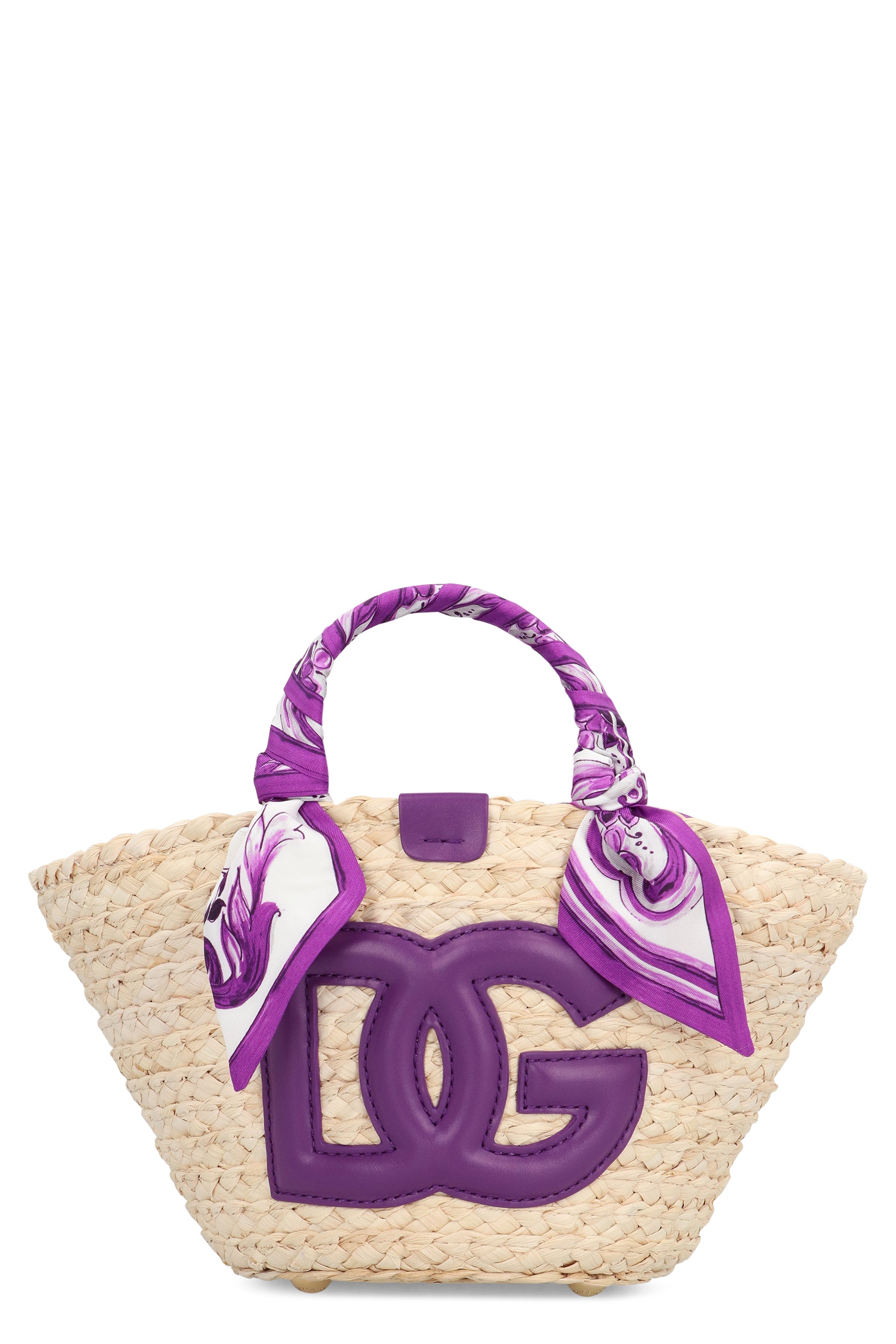 Kendra Coffa raffia tote bag