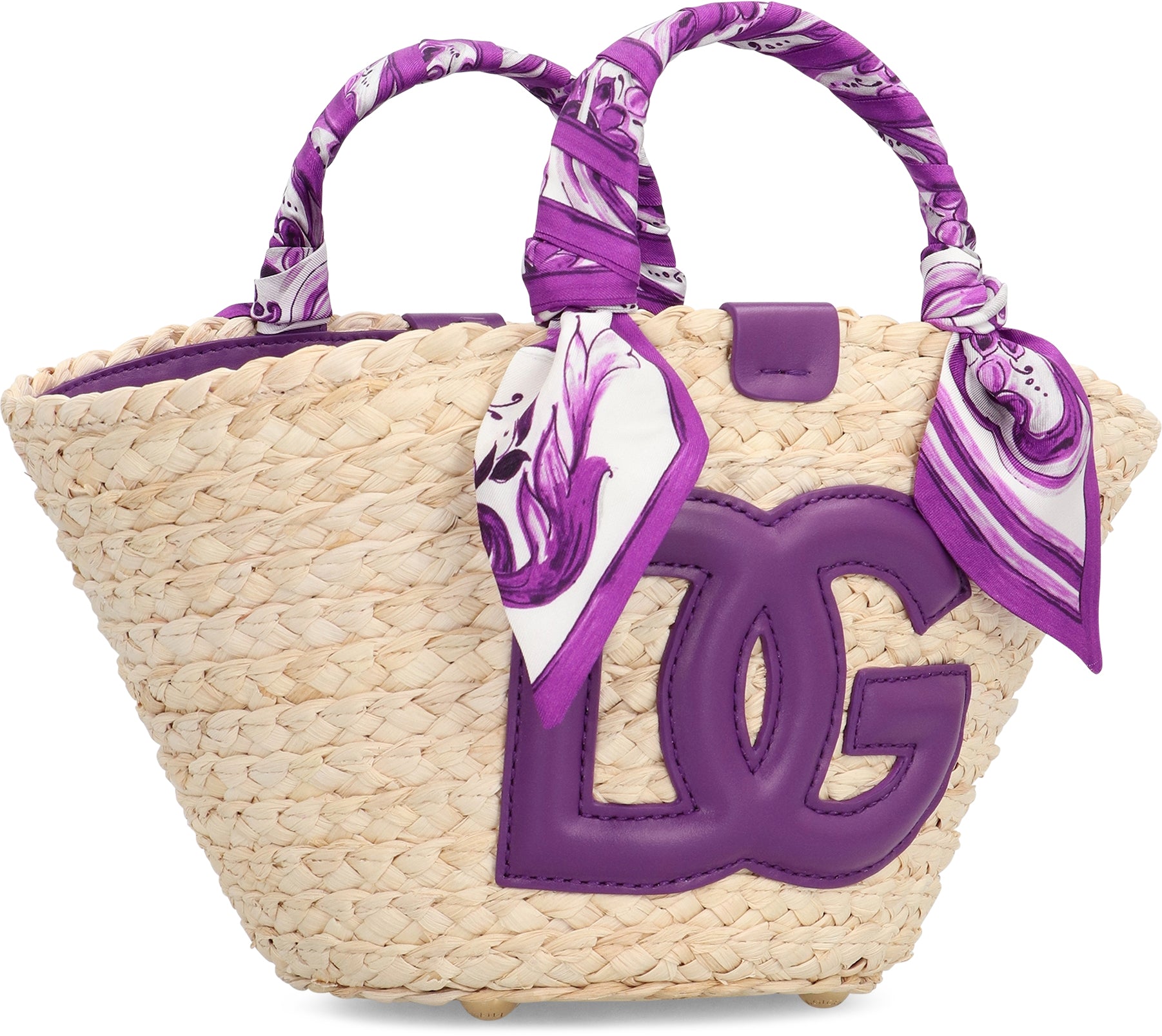 Kendra Coffa raffia tote bag