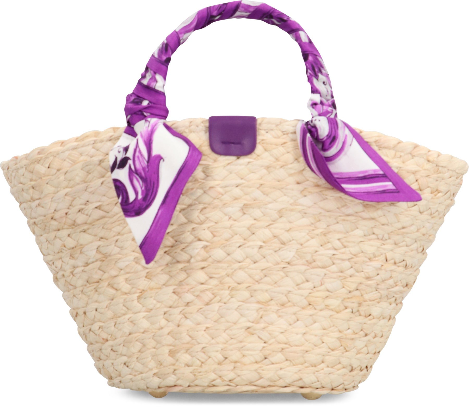 Kendra Coffa raffia tote bag