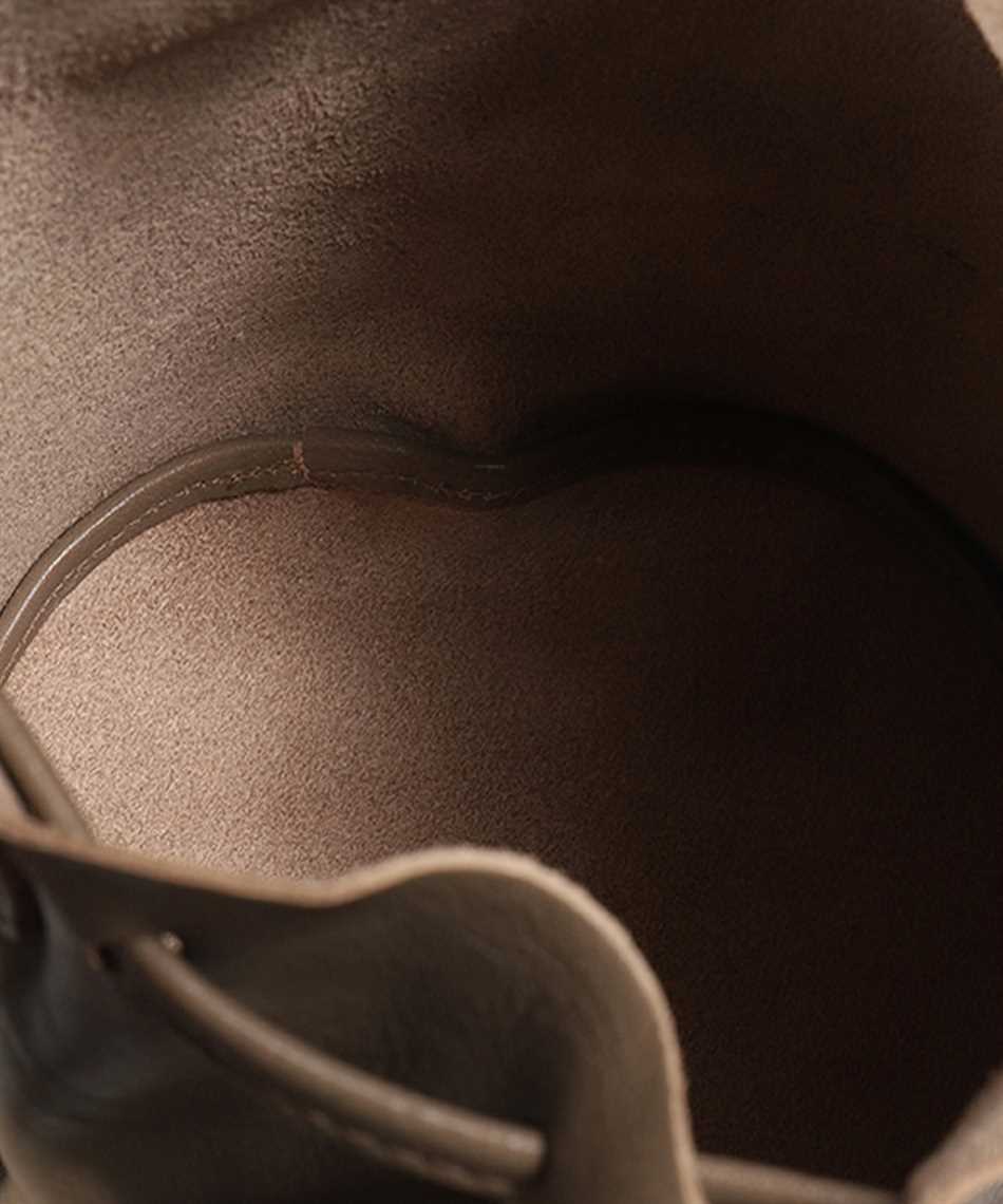 Leather bucket bag