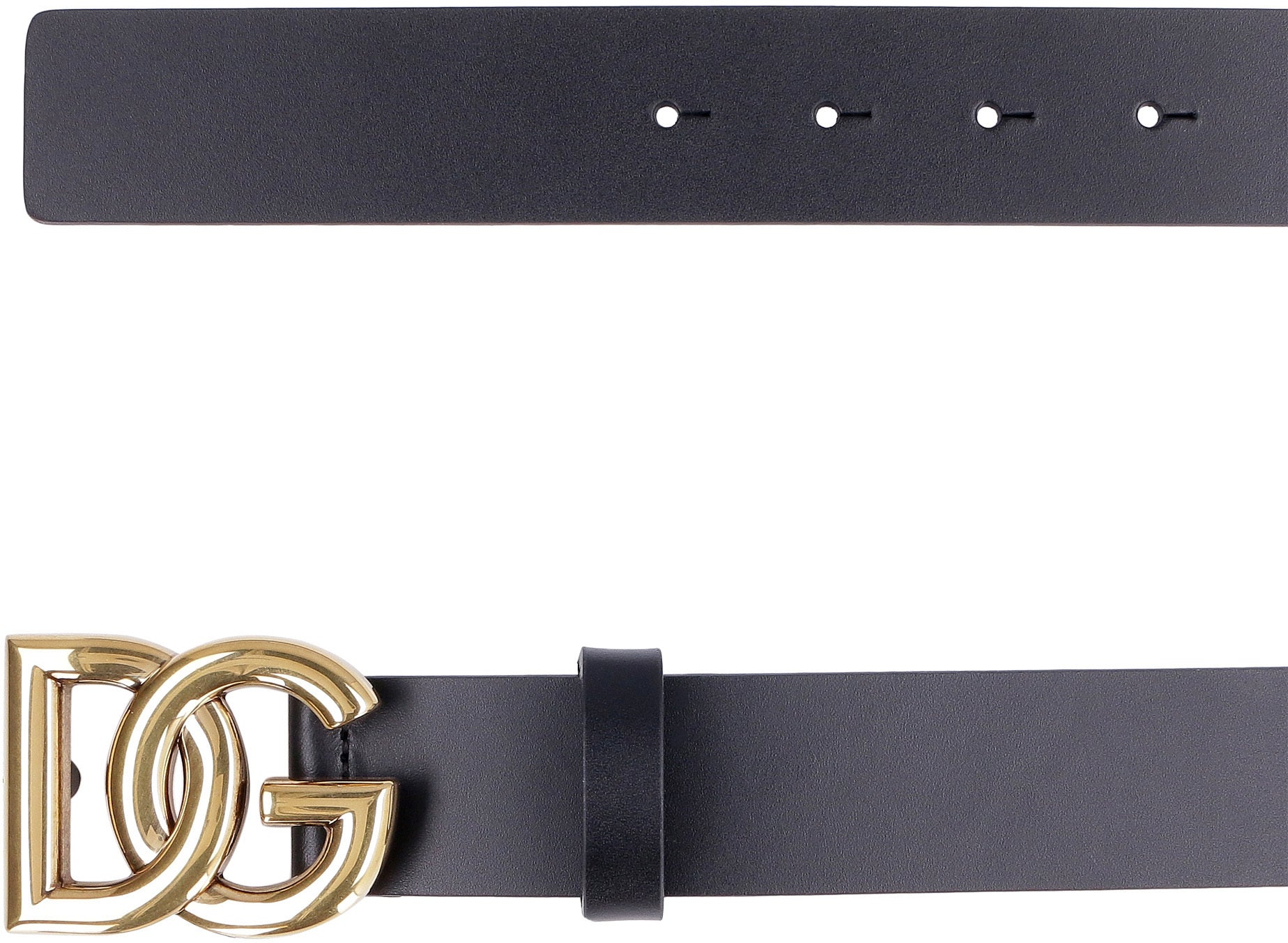 DG buckle leather belt