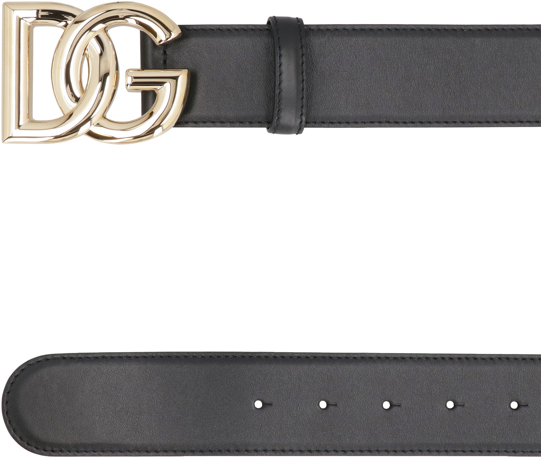 DG buckle leather belt