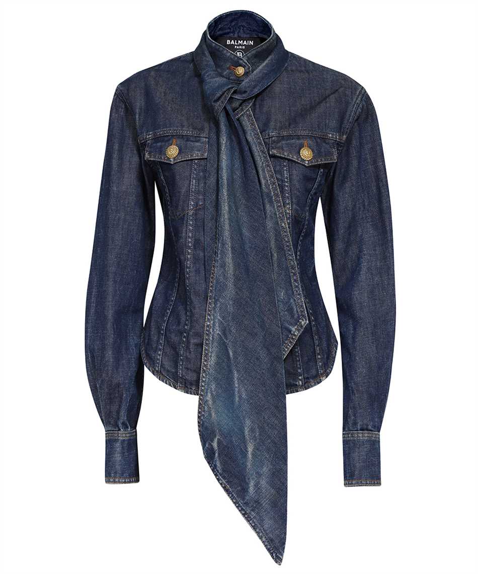 Long sleeve denim shirt