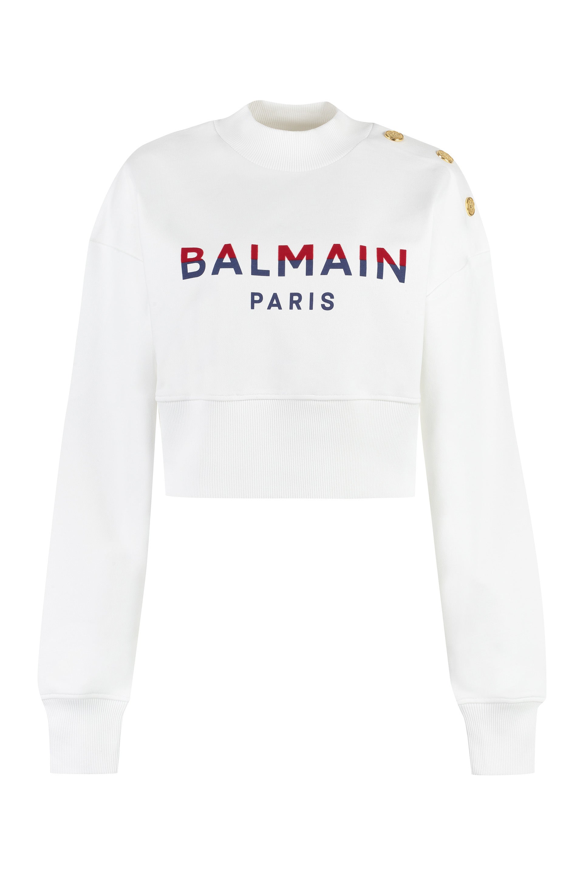 Cotton crew-neck sweatshirt