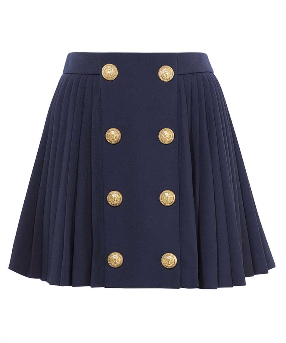 Pleated mini skirt