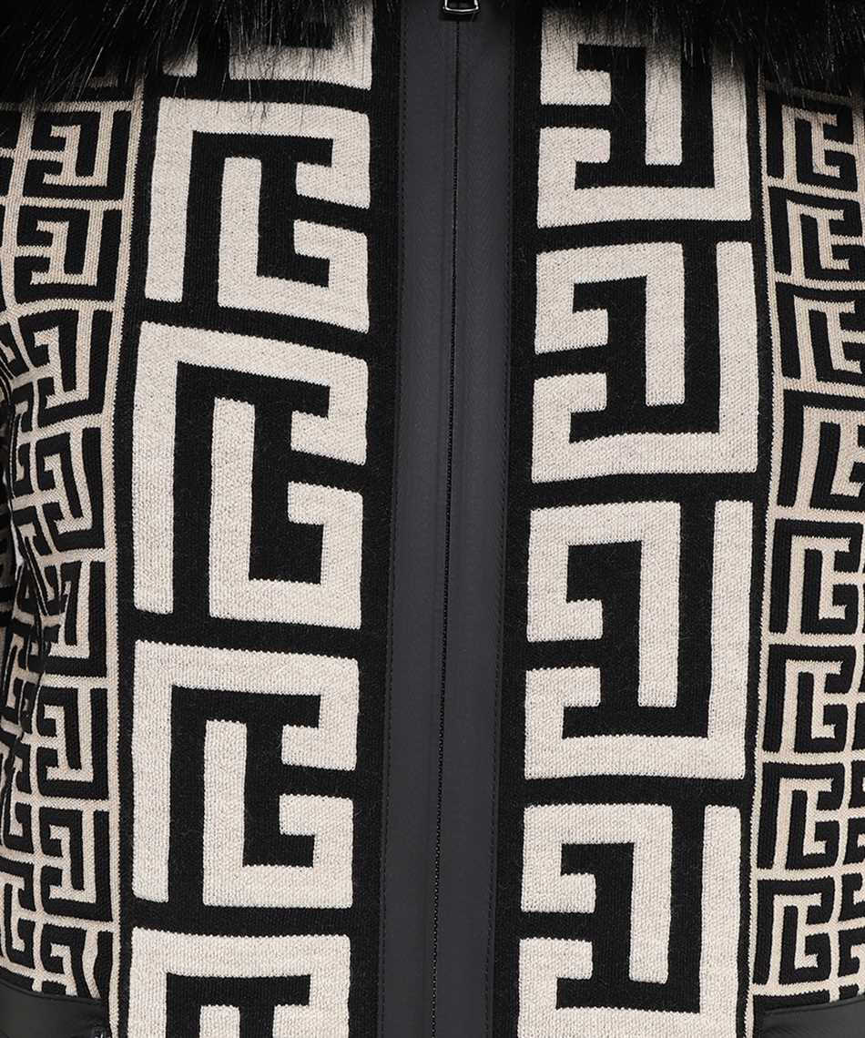 Jacquard knit jacket