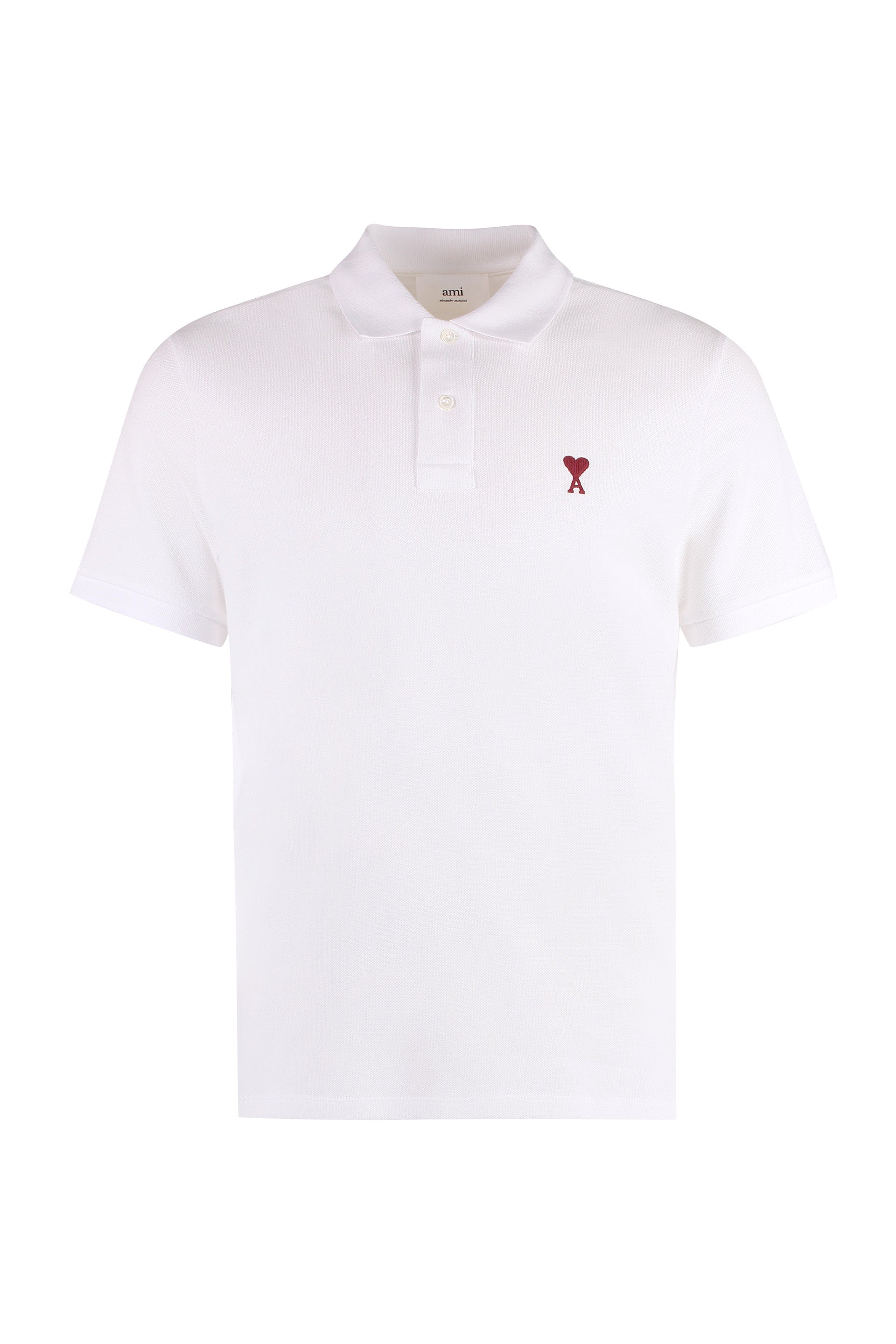 Cotton-piqué polo shirt
