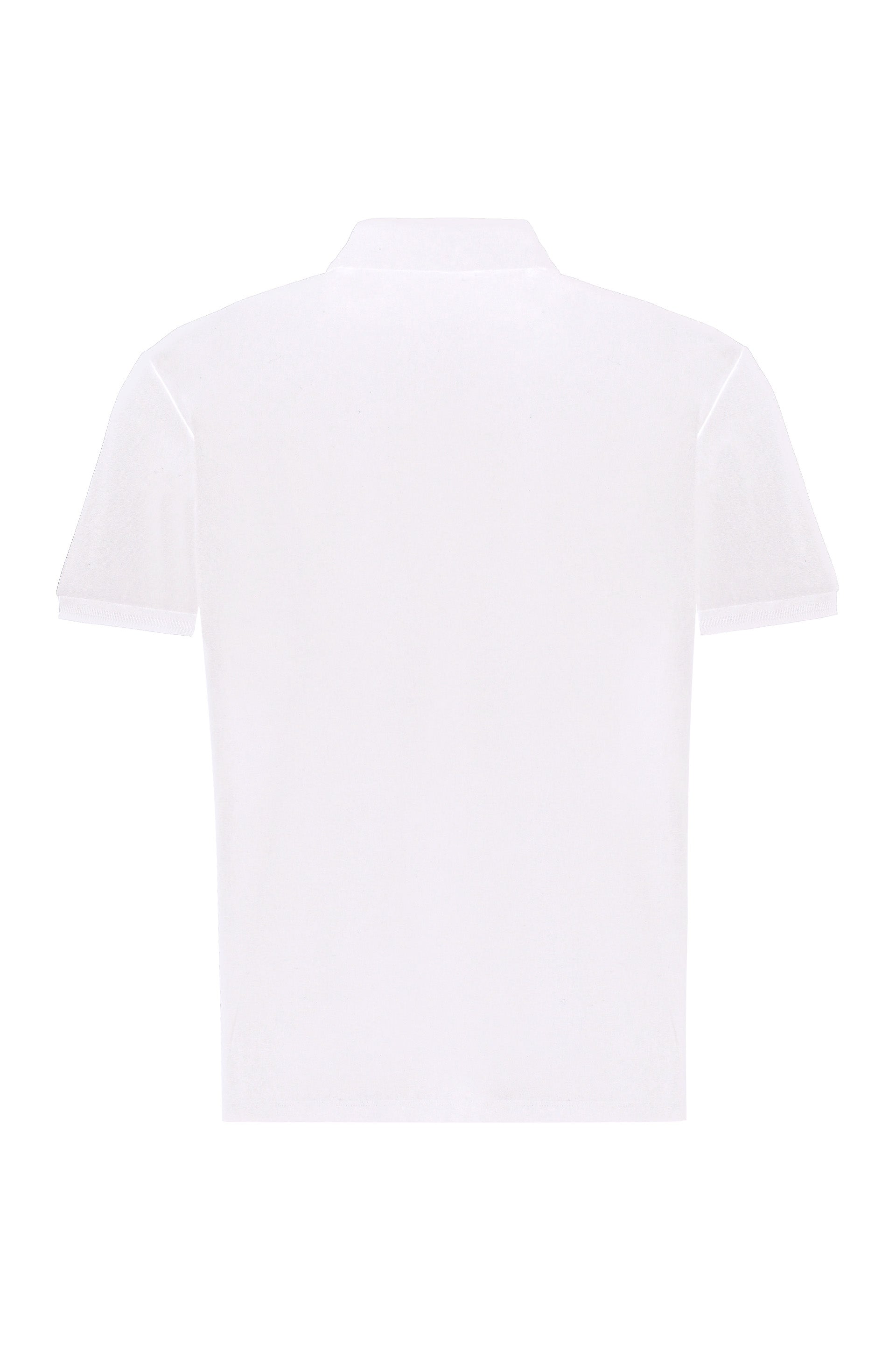 Cotton-piqué polo shirt