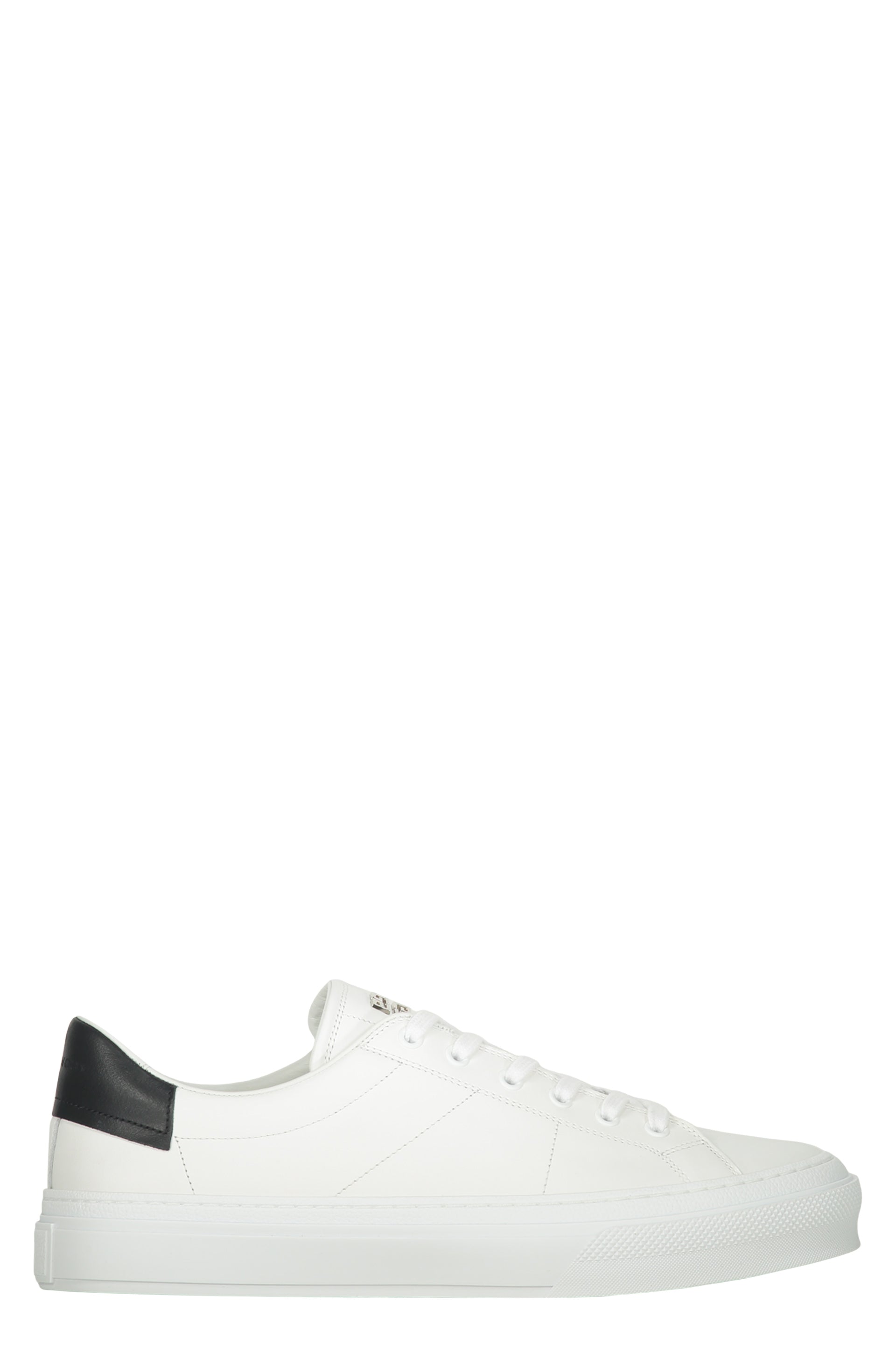 White minimalist sports shoe with elegance