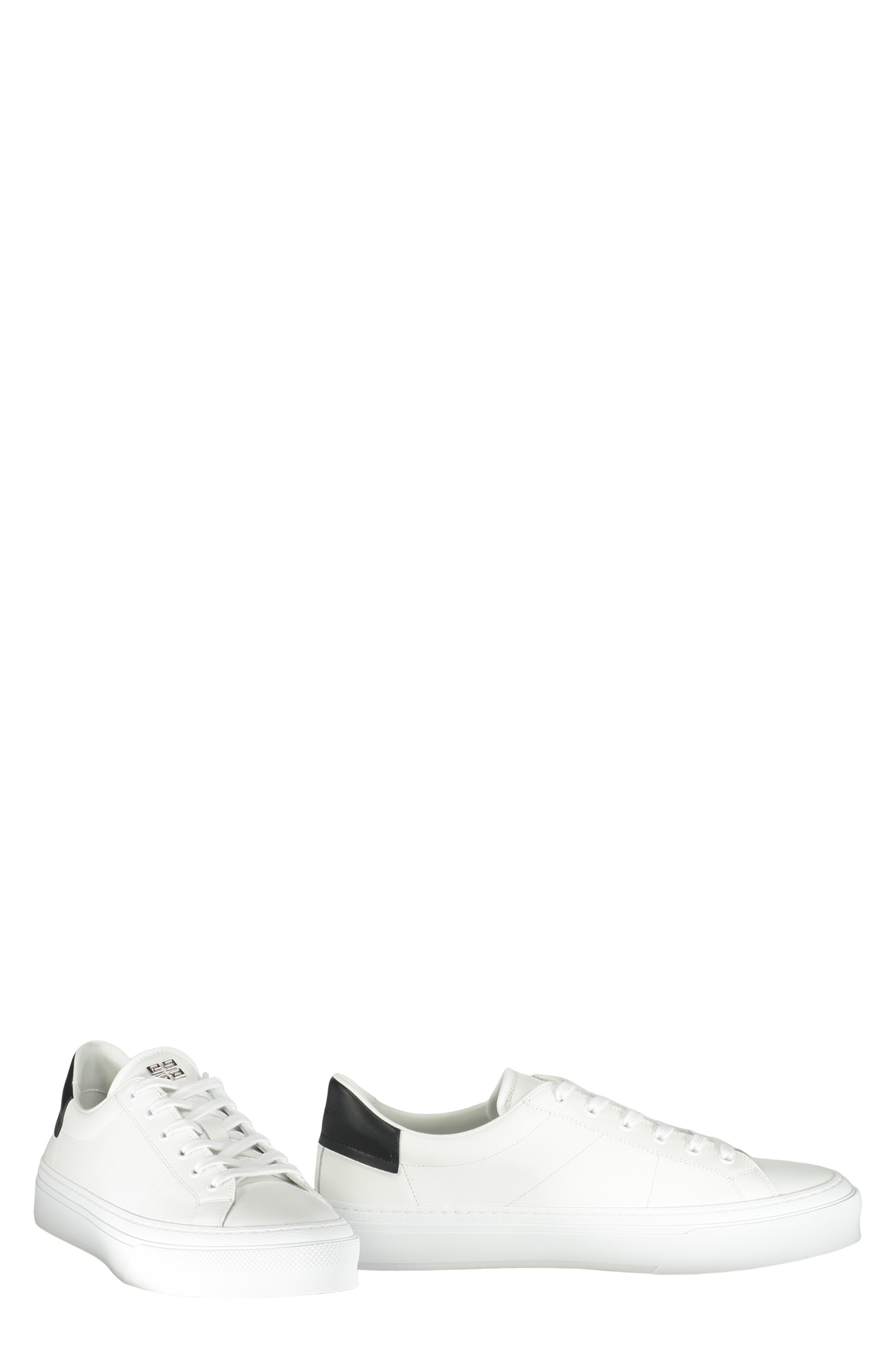 White minimalist sports shoe with elegance