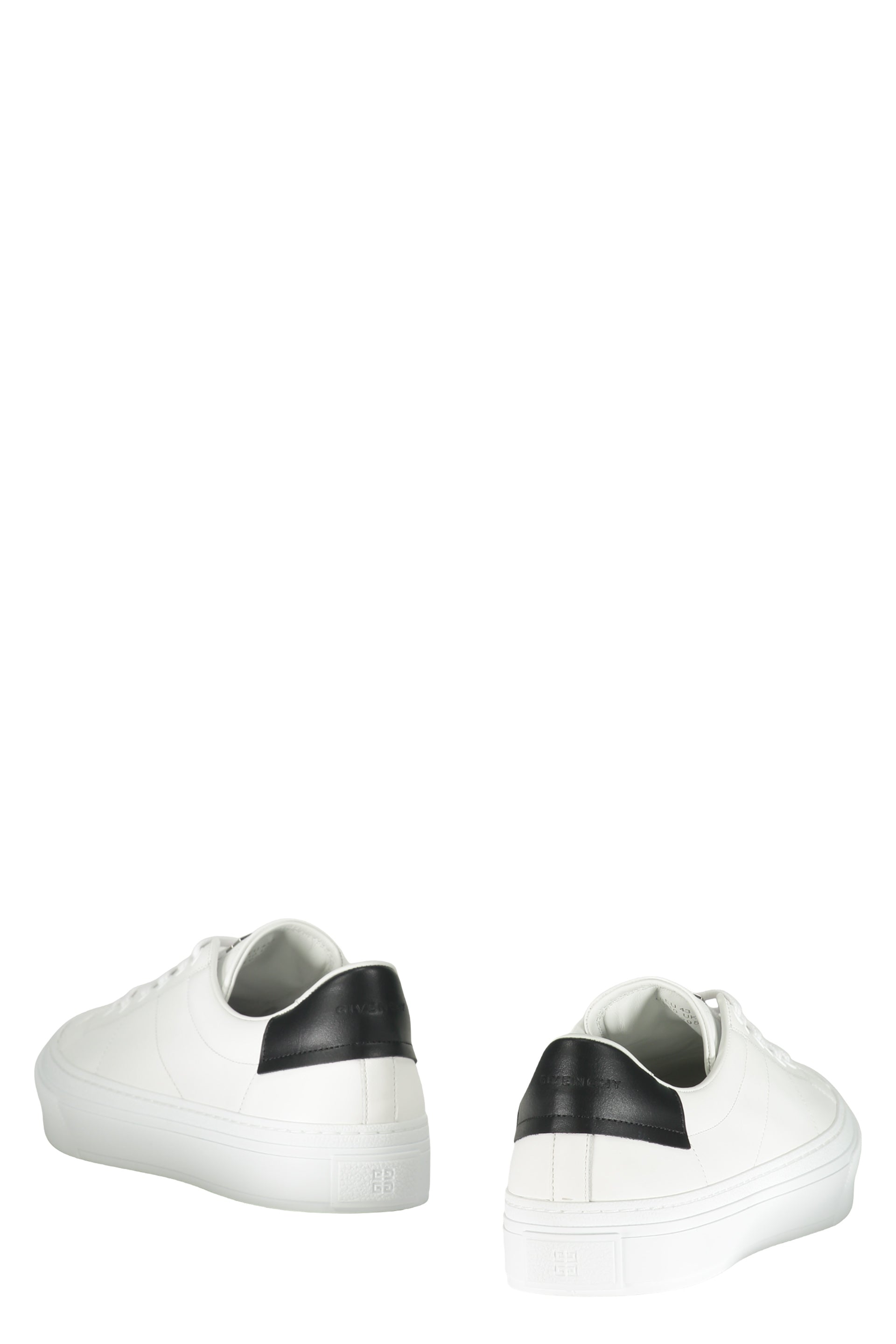 White minimalist sports shoe with elegance