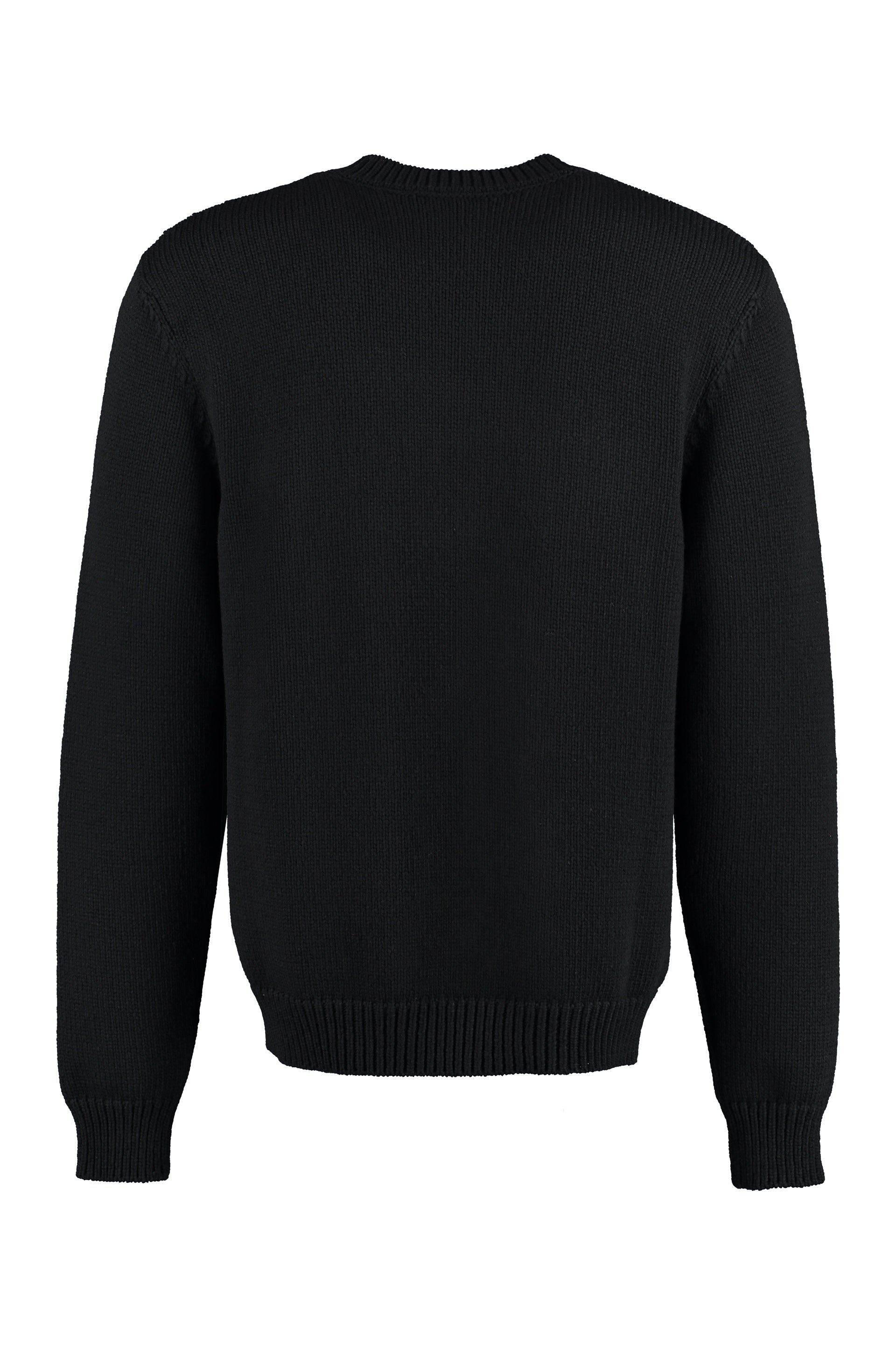 Crew-neck wool sweater