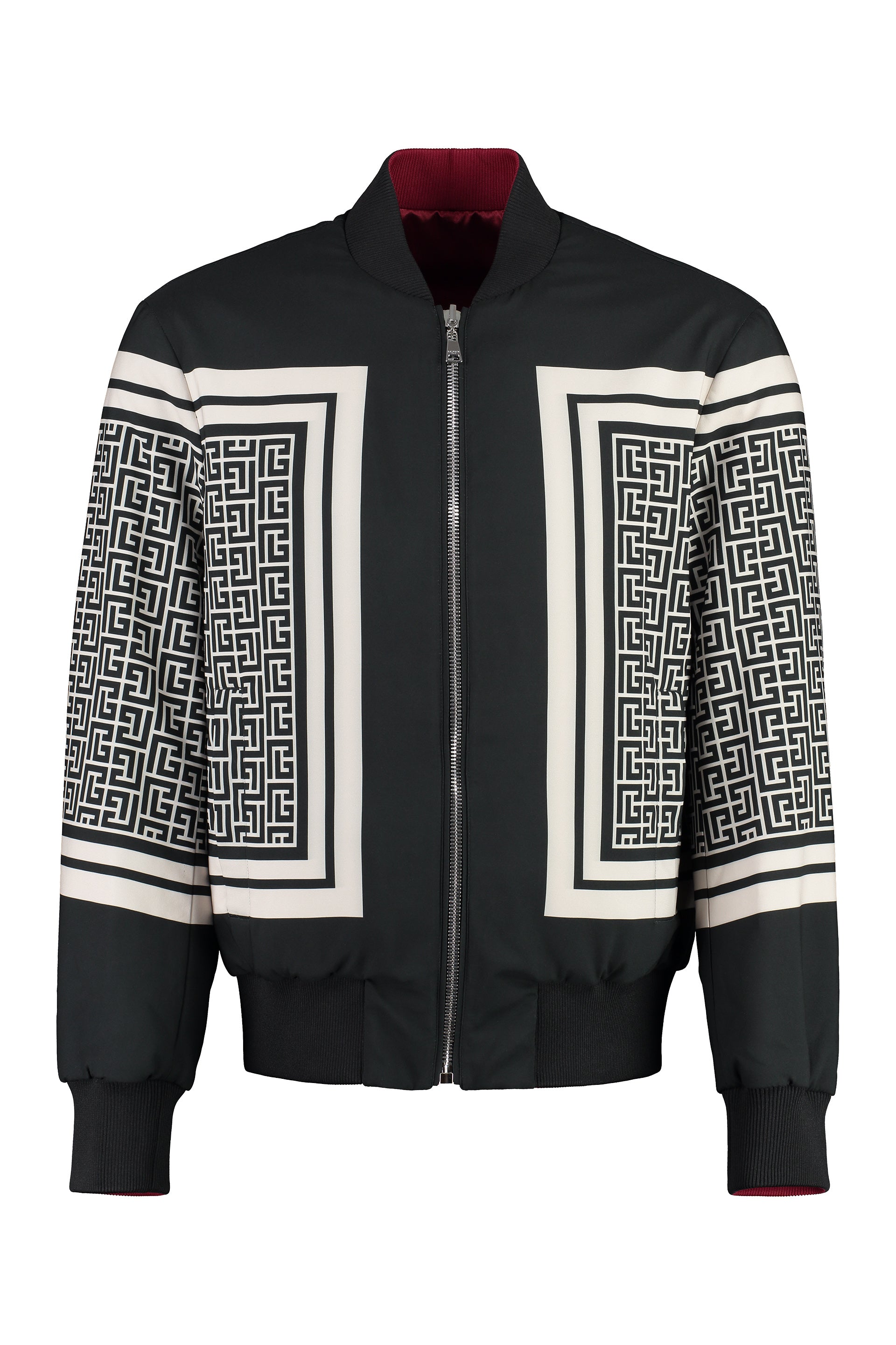 Reversible bomber jacket