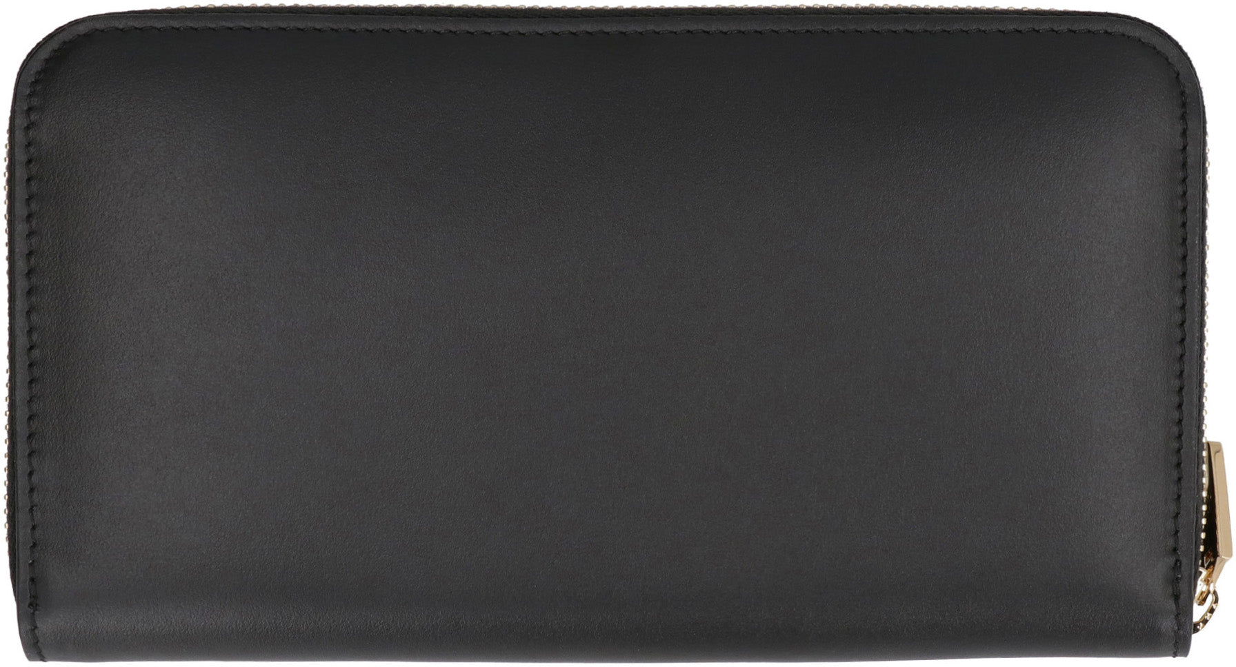 DG Logo leather zip-around wallet