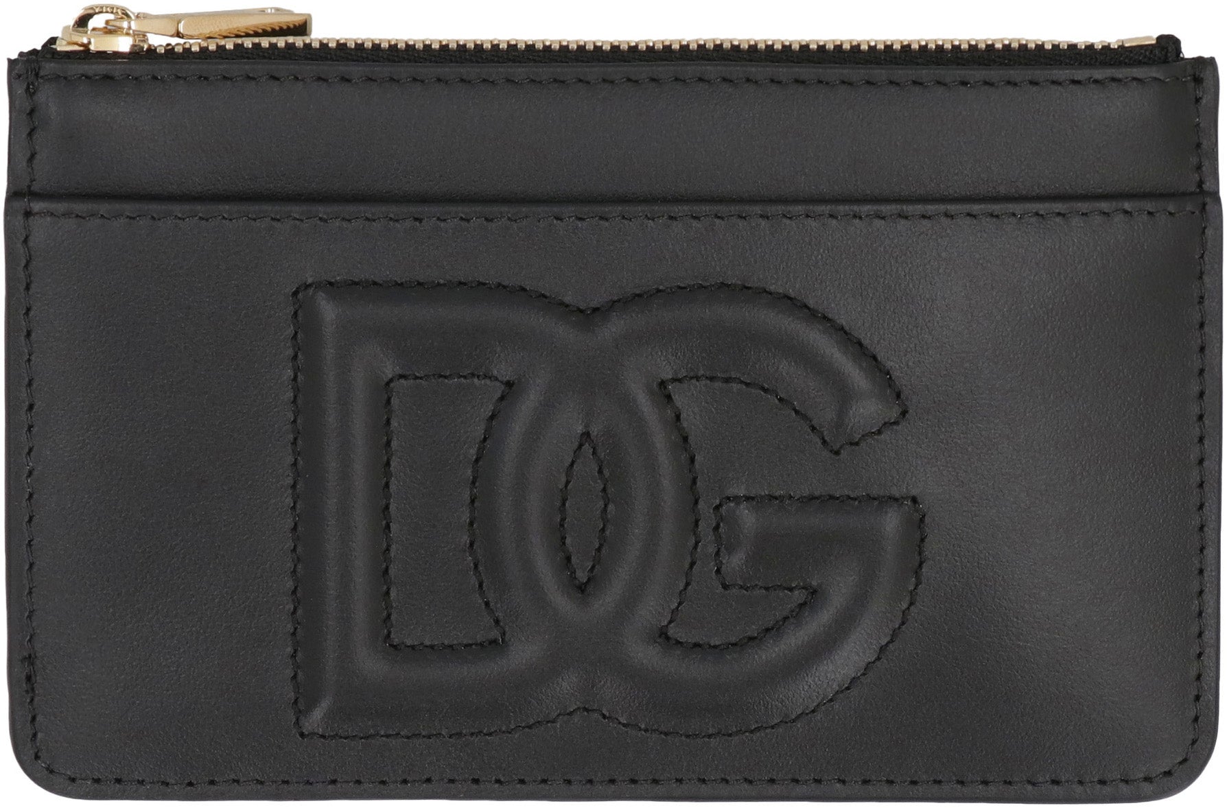 DG Logo leather card holder