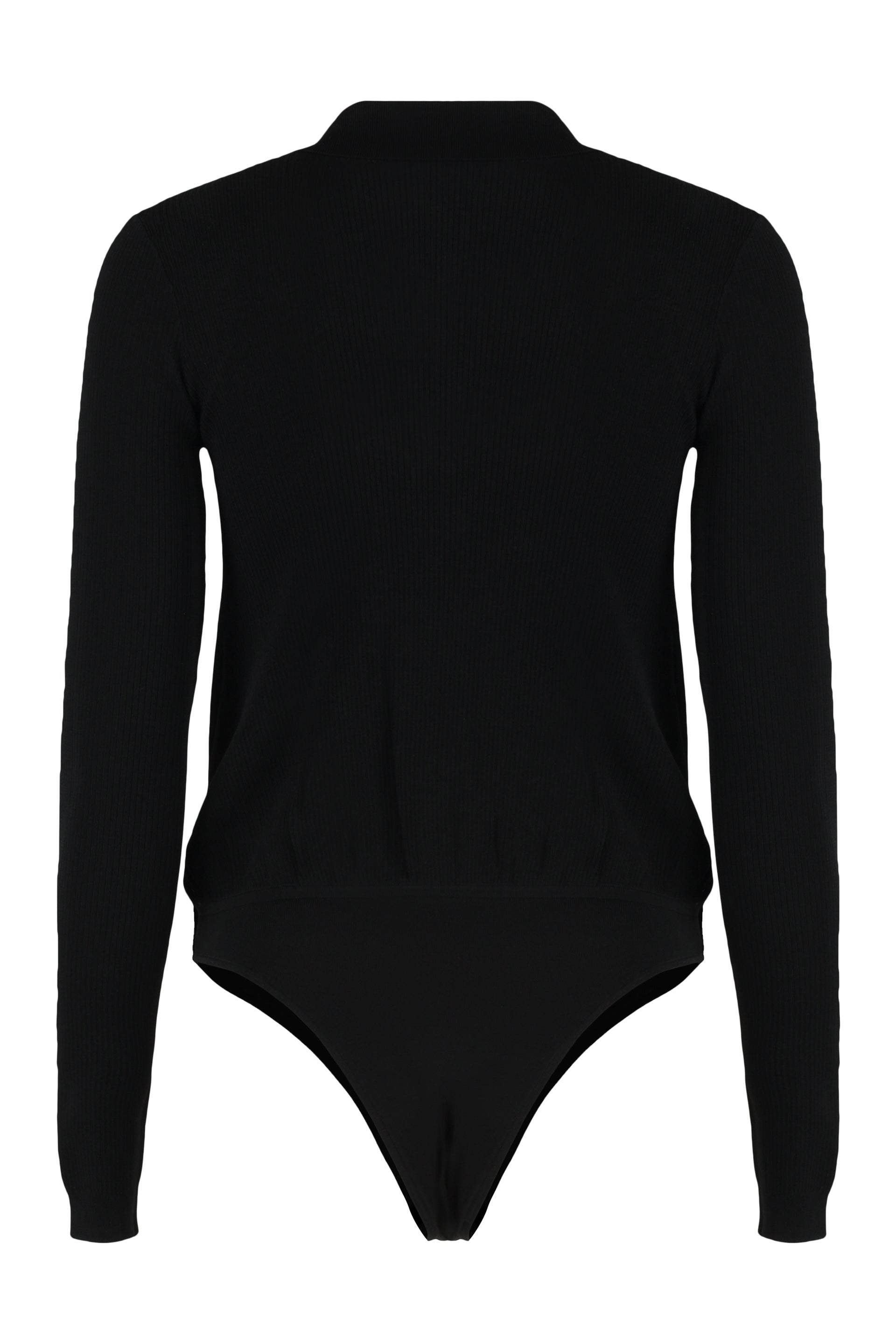 Body in viscose and silk knit with chain