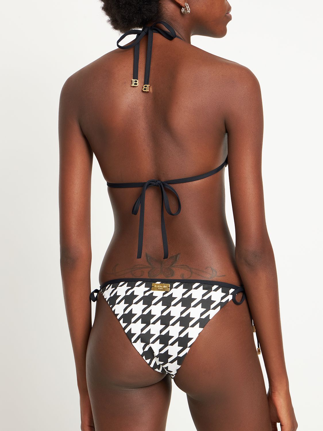 Bikini with triangle top