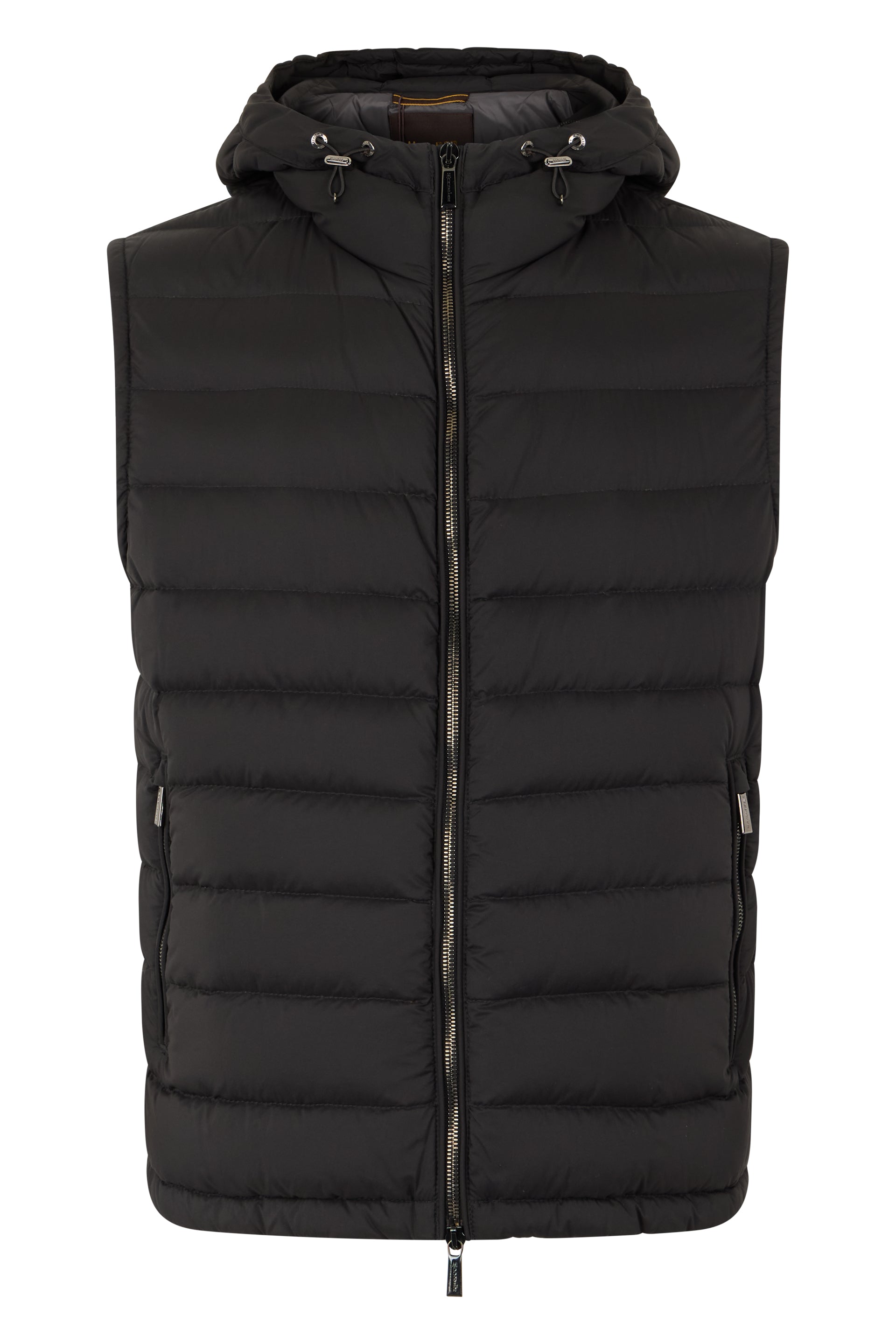 Padded gilet with hood, ideal for transition
