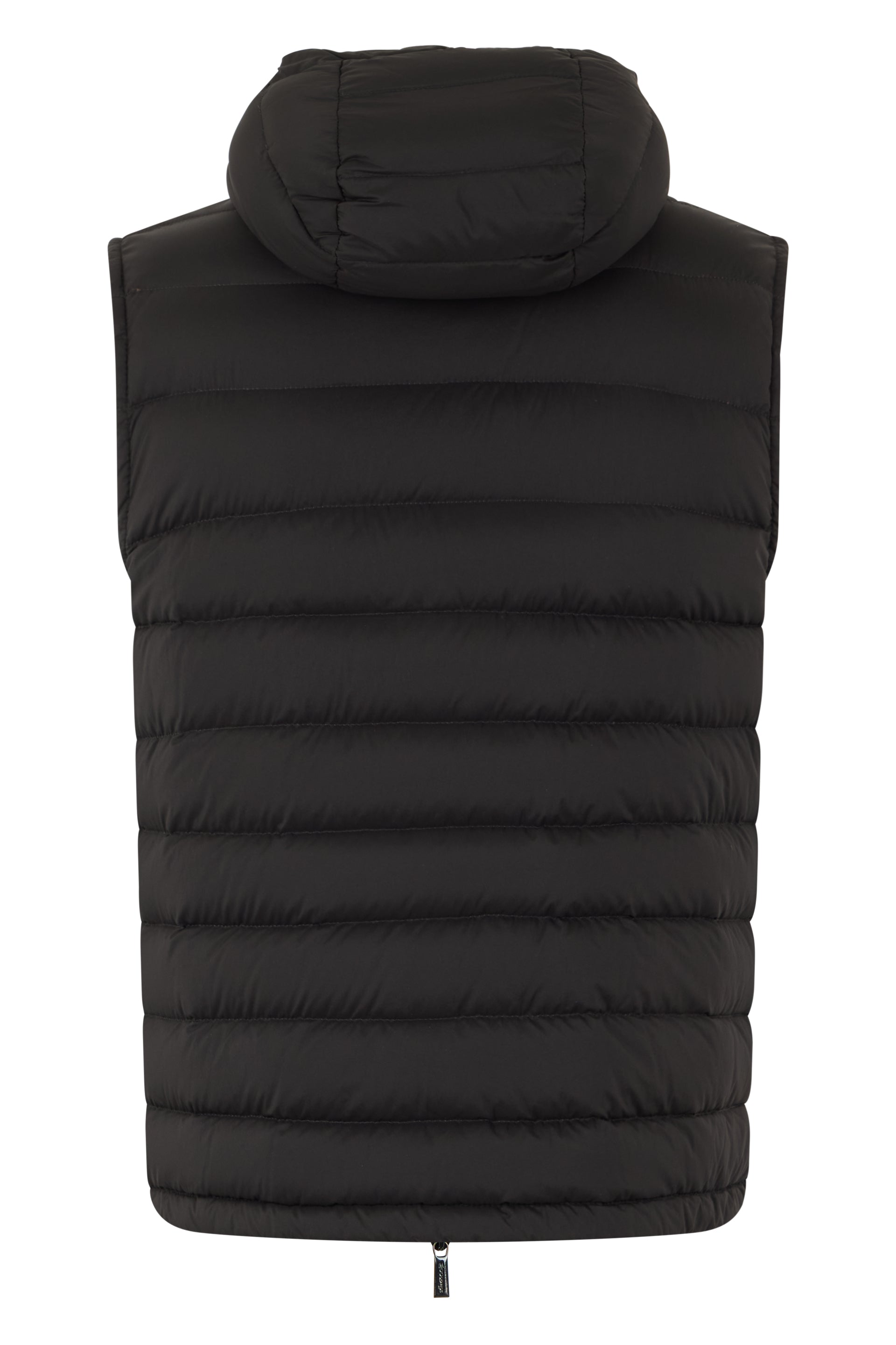 Padded gilet with hood, ideal for transition
