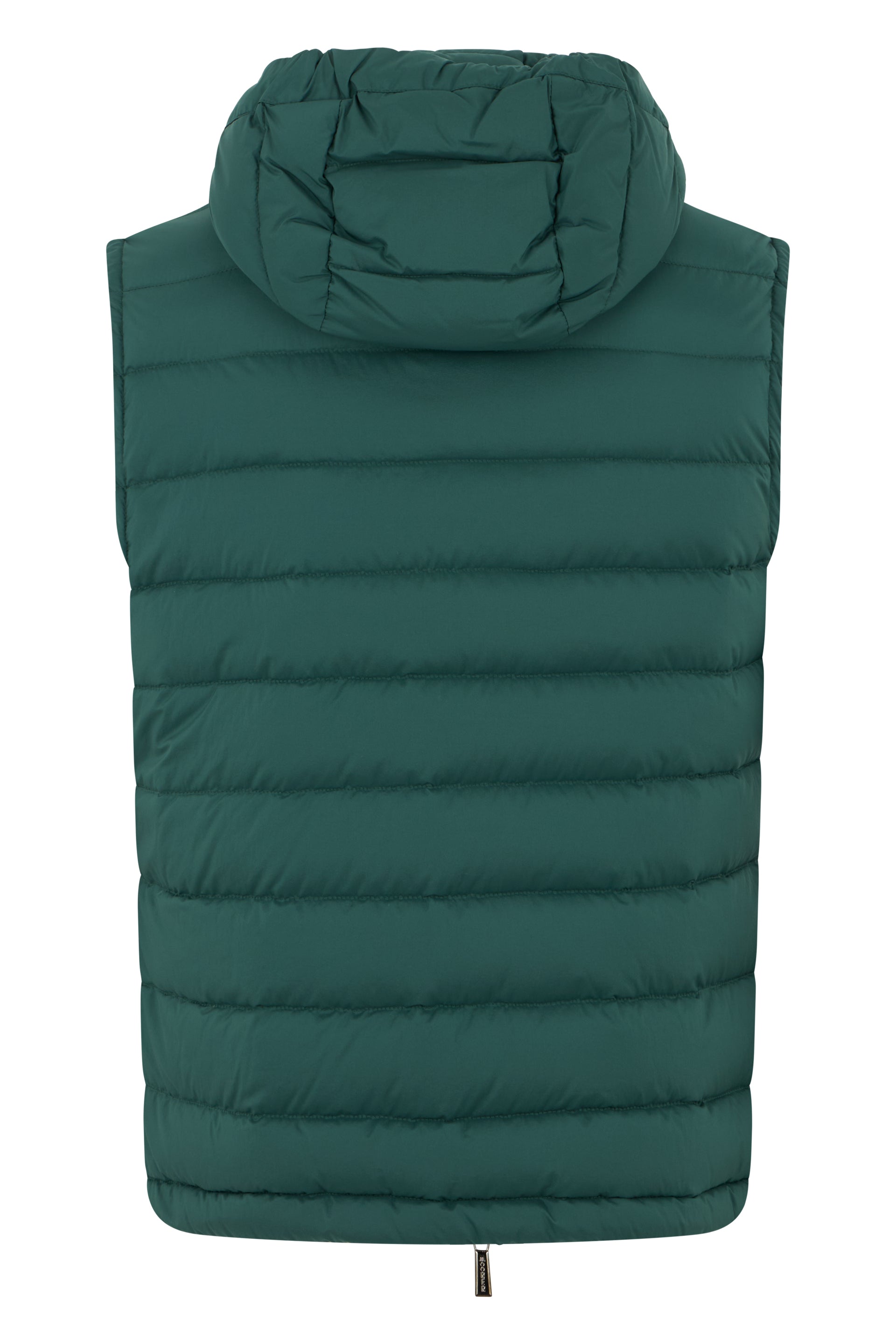 Dark Green Winter Gilet with Hood