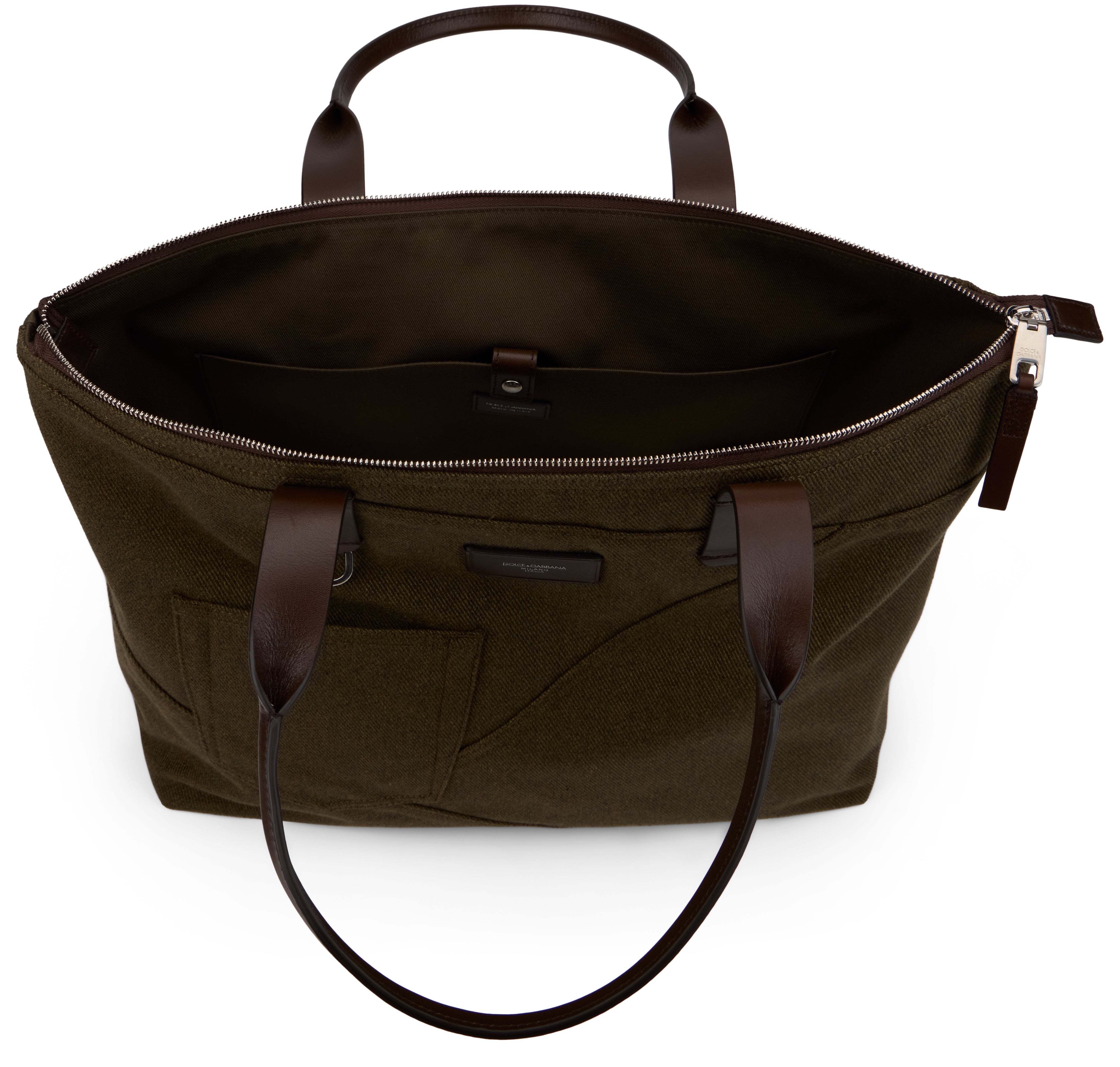 Adamo shopping bag with patchwork
