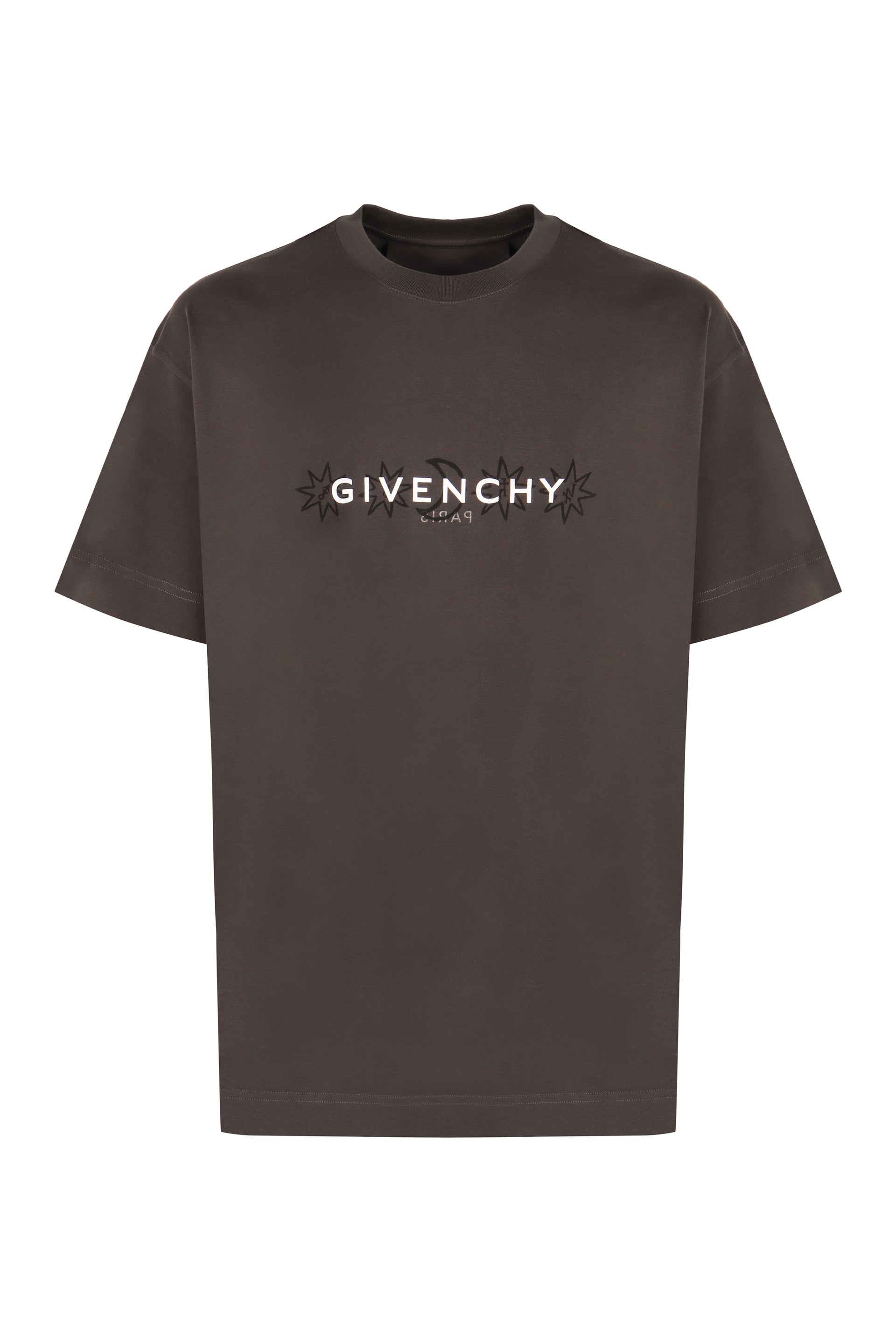 Reverse logo cotton t-shirt