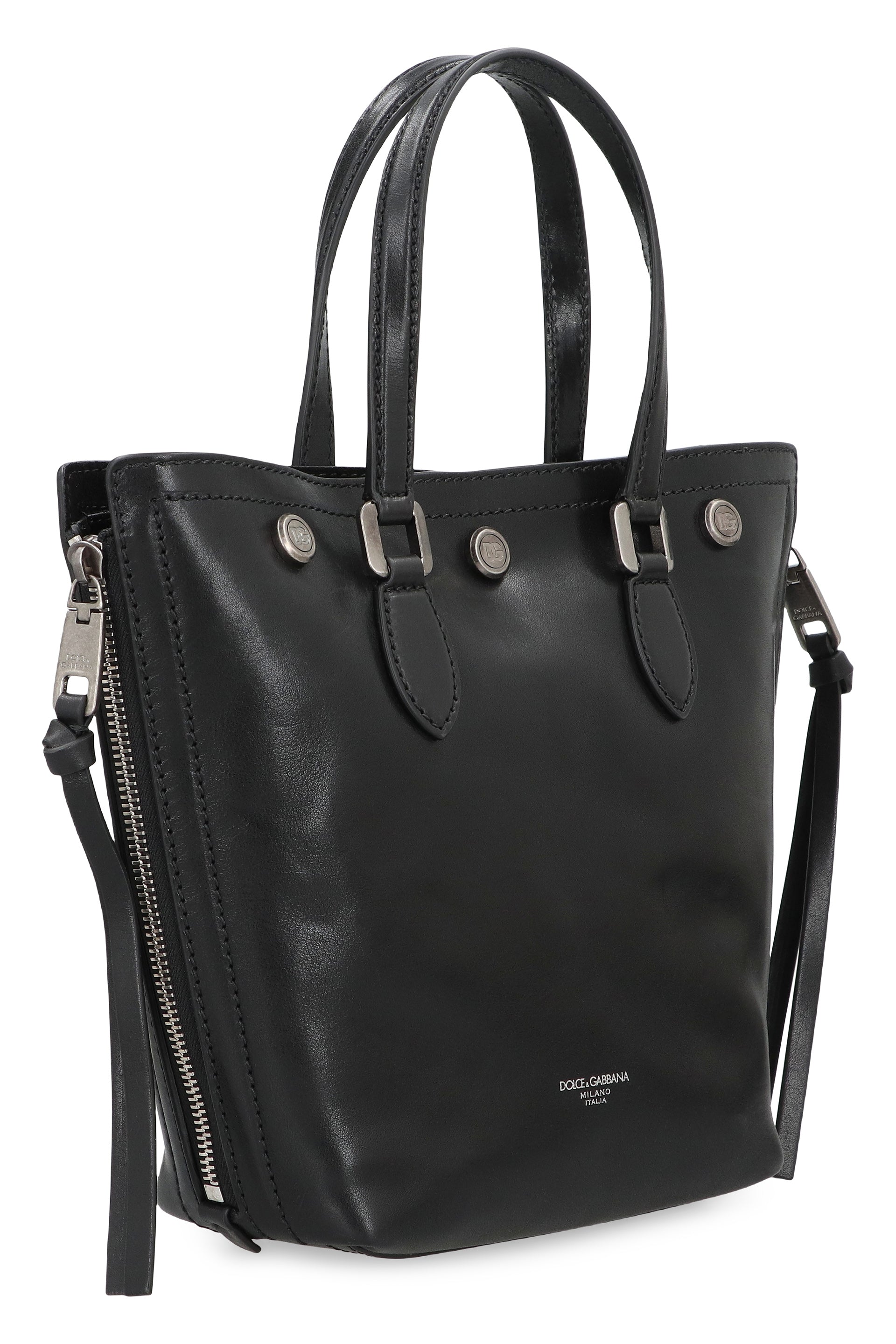 Shopping bag Athens in leather