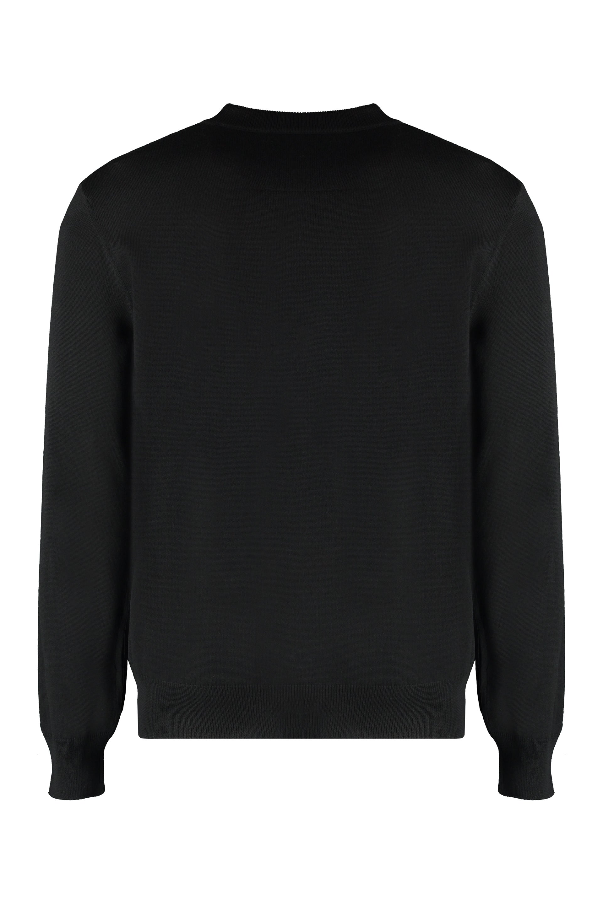 Crew-neck wool sweater