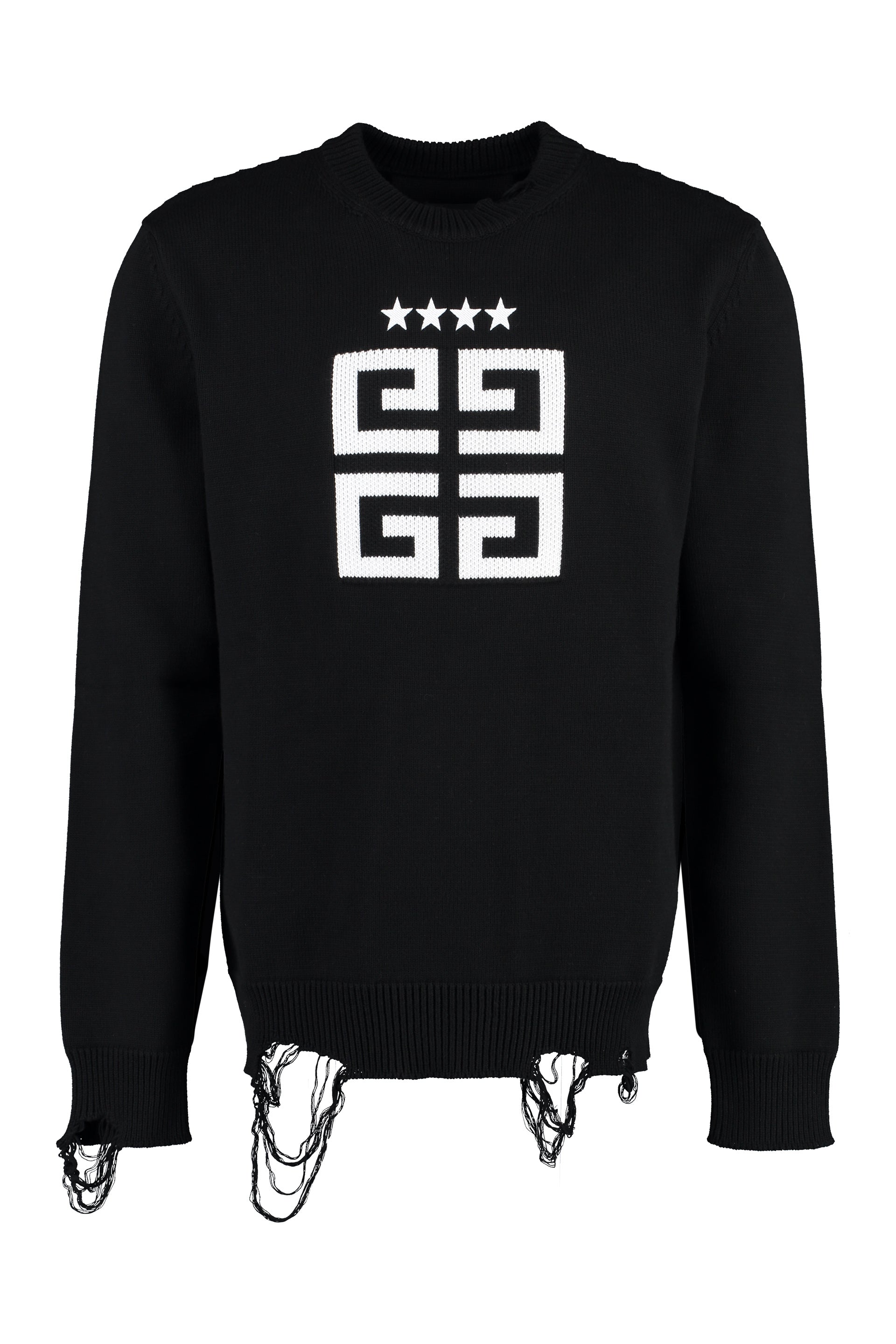 Cotton crew-neck sweater