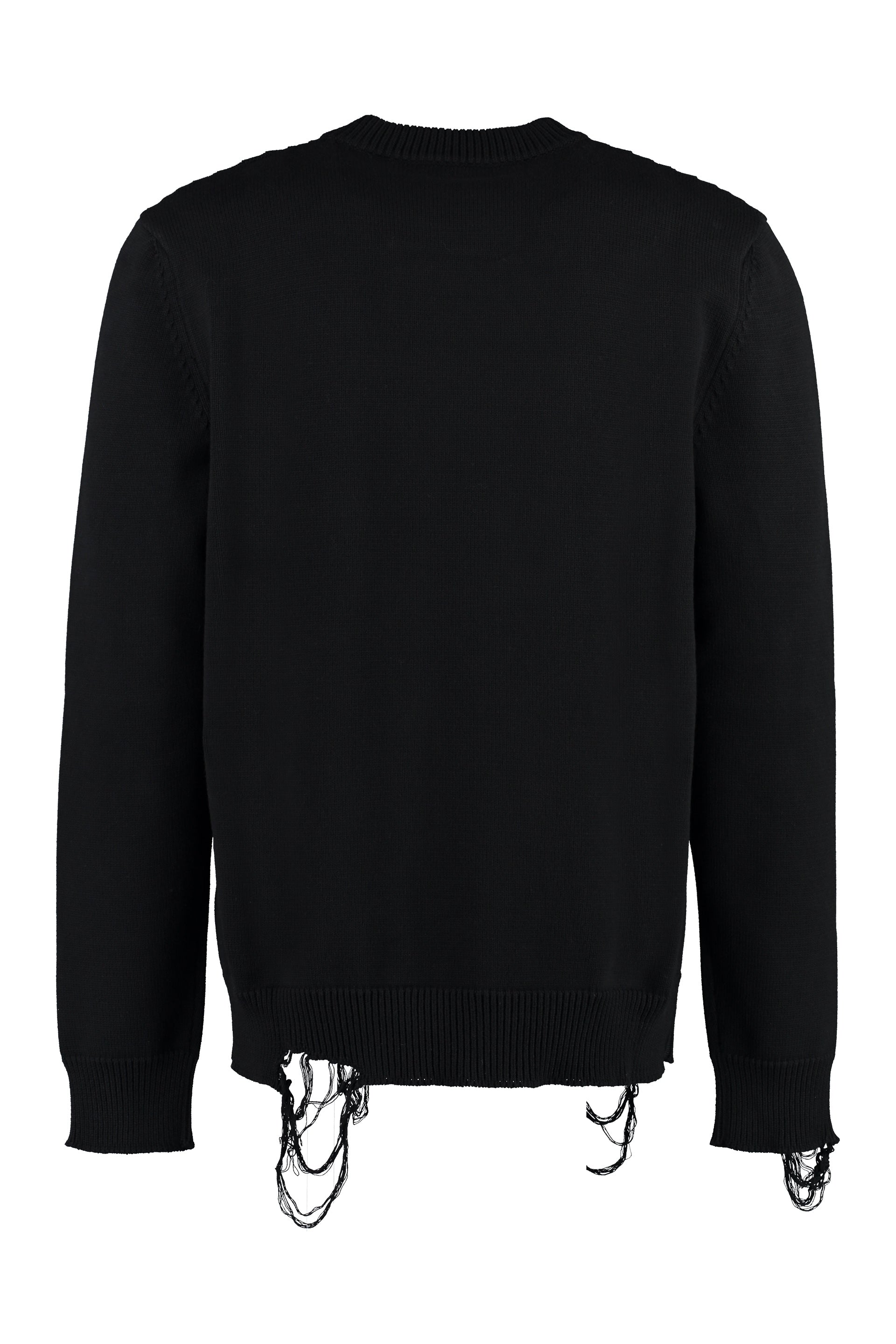 Cotton crew-neck sweater