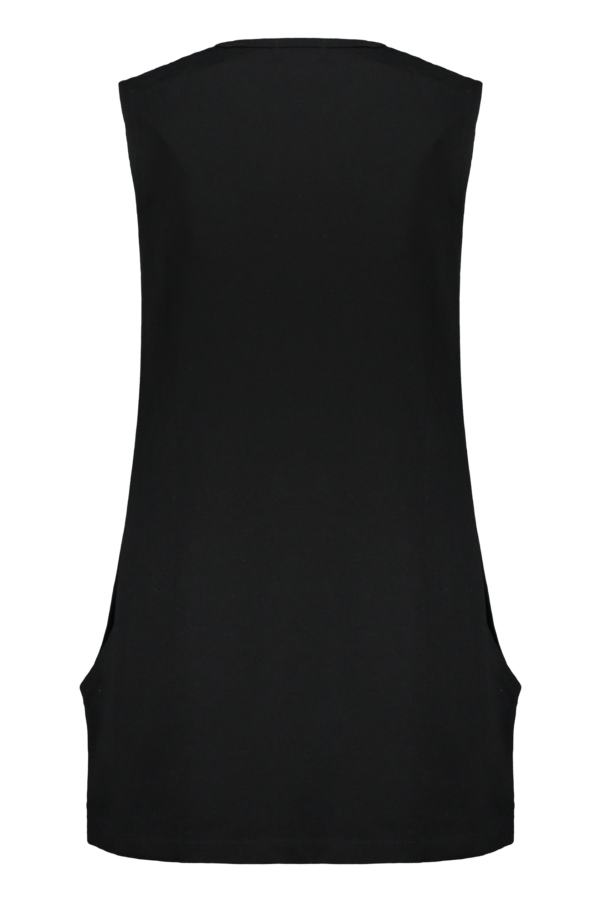 Logo cotton tank top