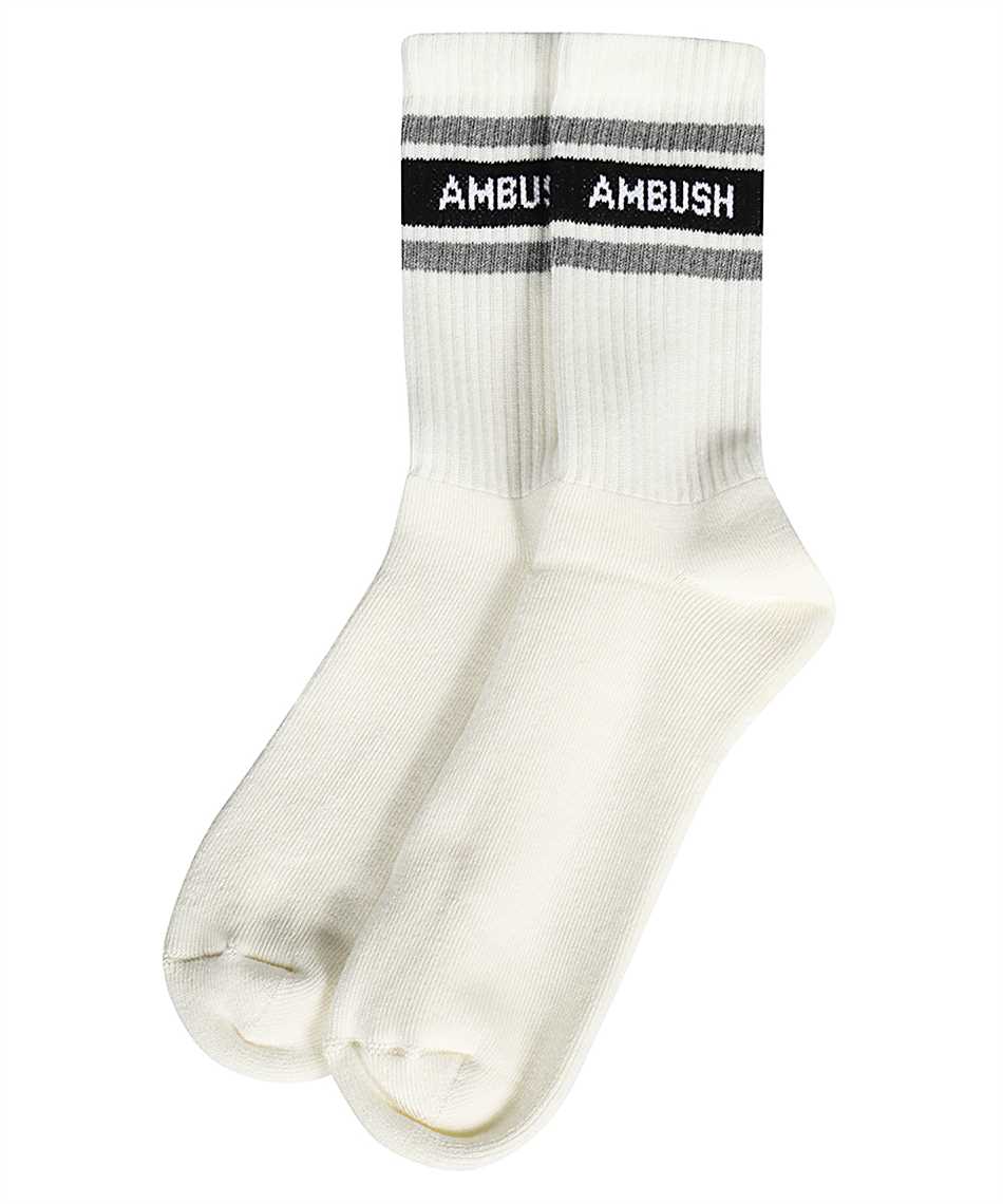 Logo cotton blend socks