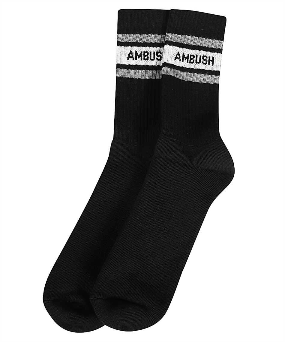 Logo cotton blend socks