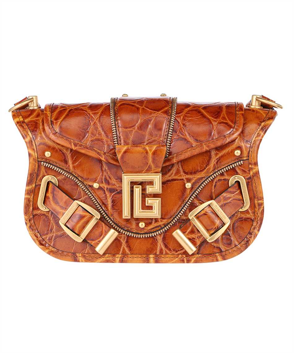 Leather shoulder bag