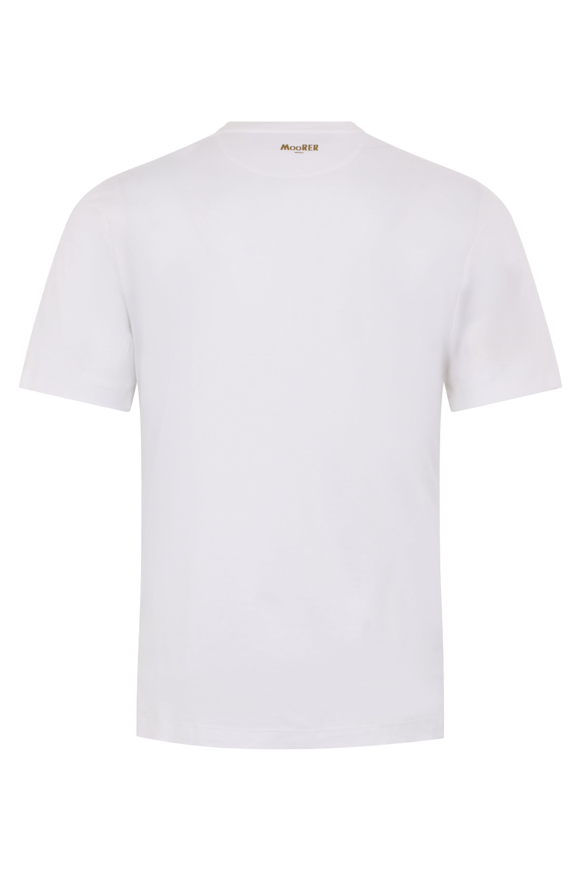 White cotton t-shirt, daily comfort assured.