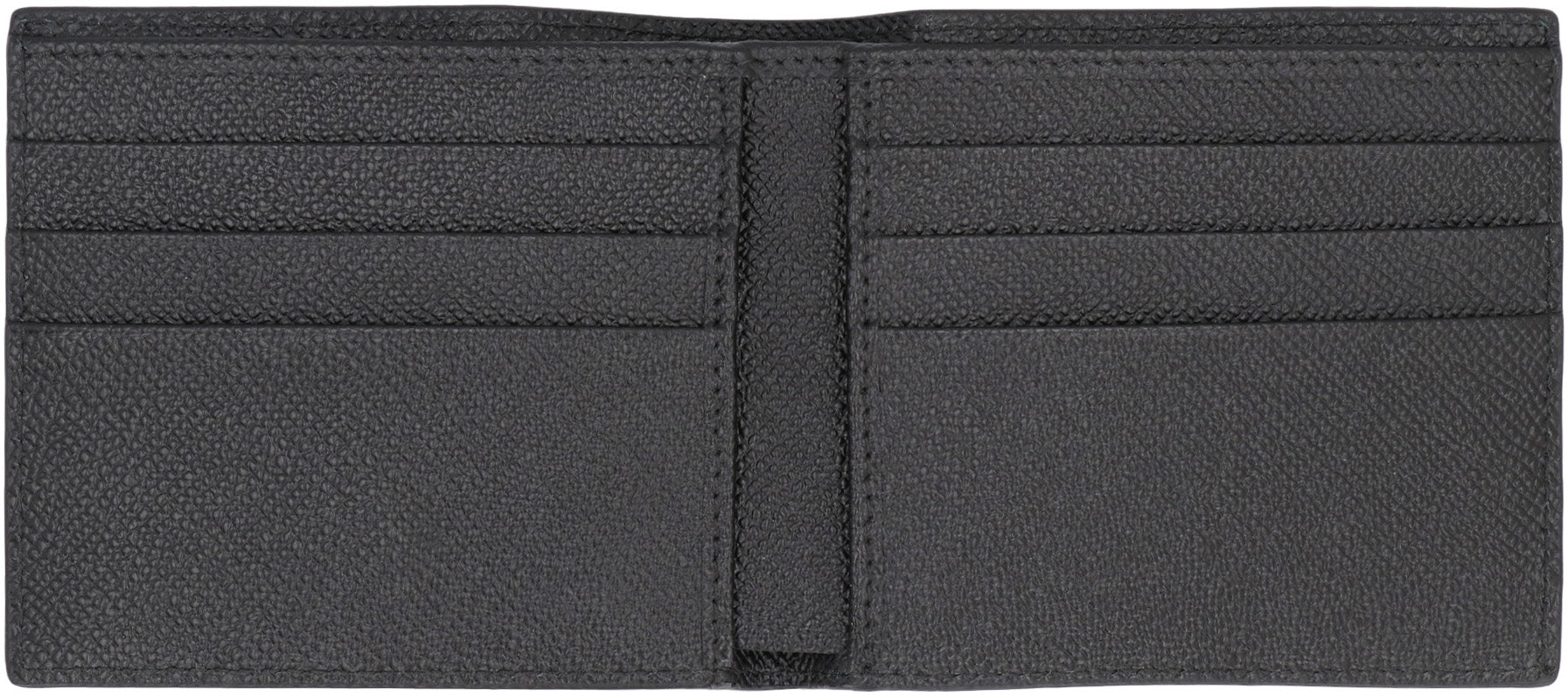 Leather flap-over wallet