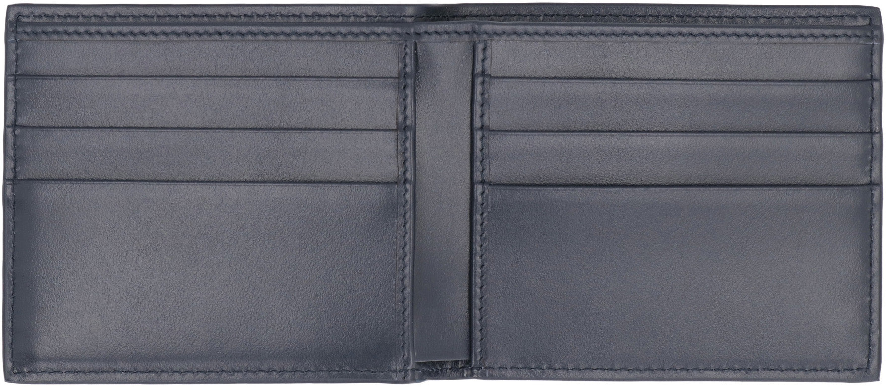 Leather flap-over wallet