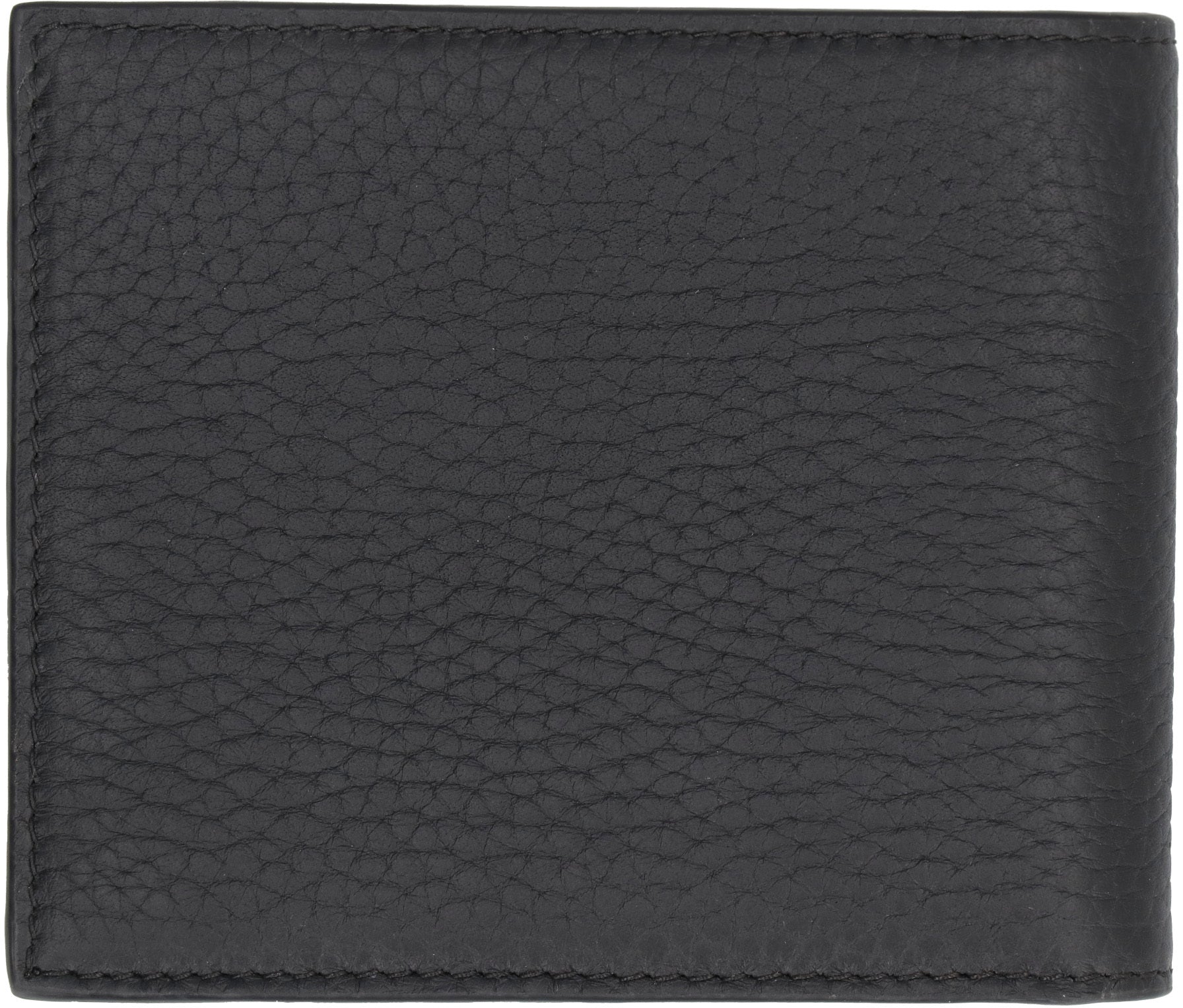 Logo leather wallet