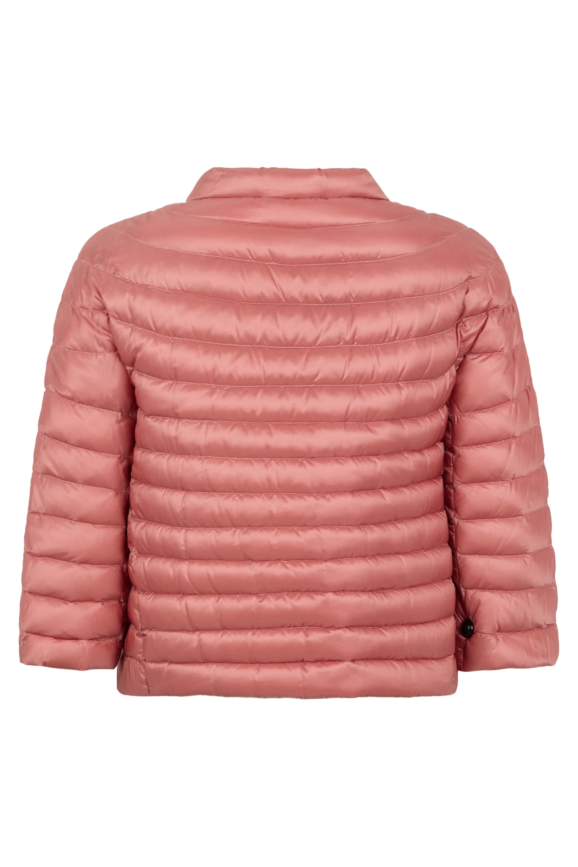 Pink salmon padded jacket ideal for a casual and comfortable look.