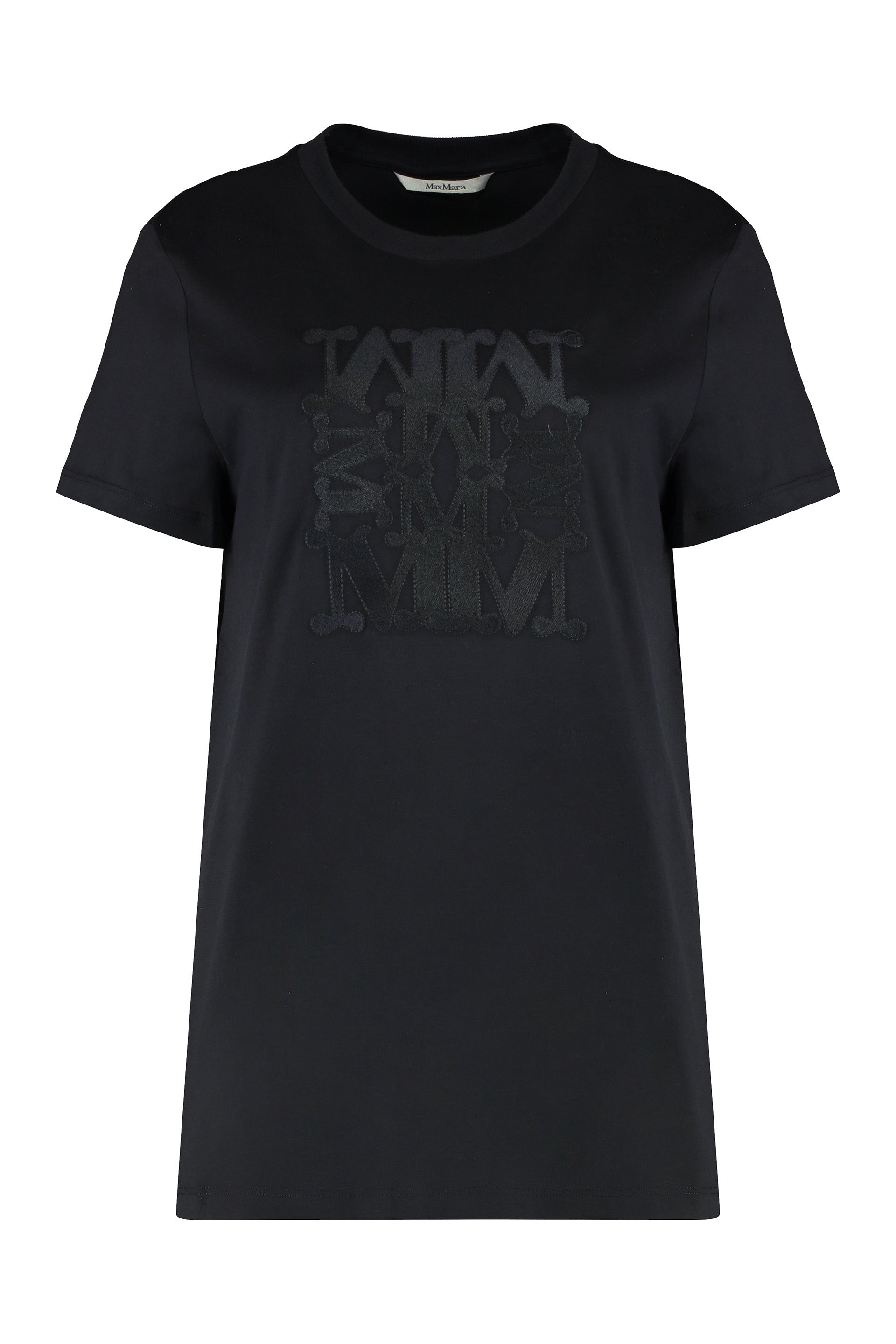 Cotton T-shirt with embroidery